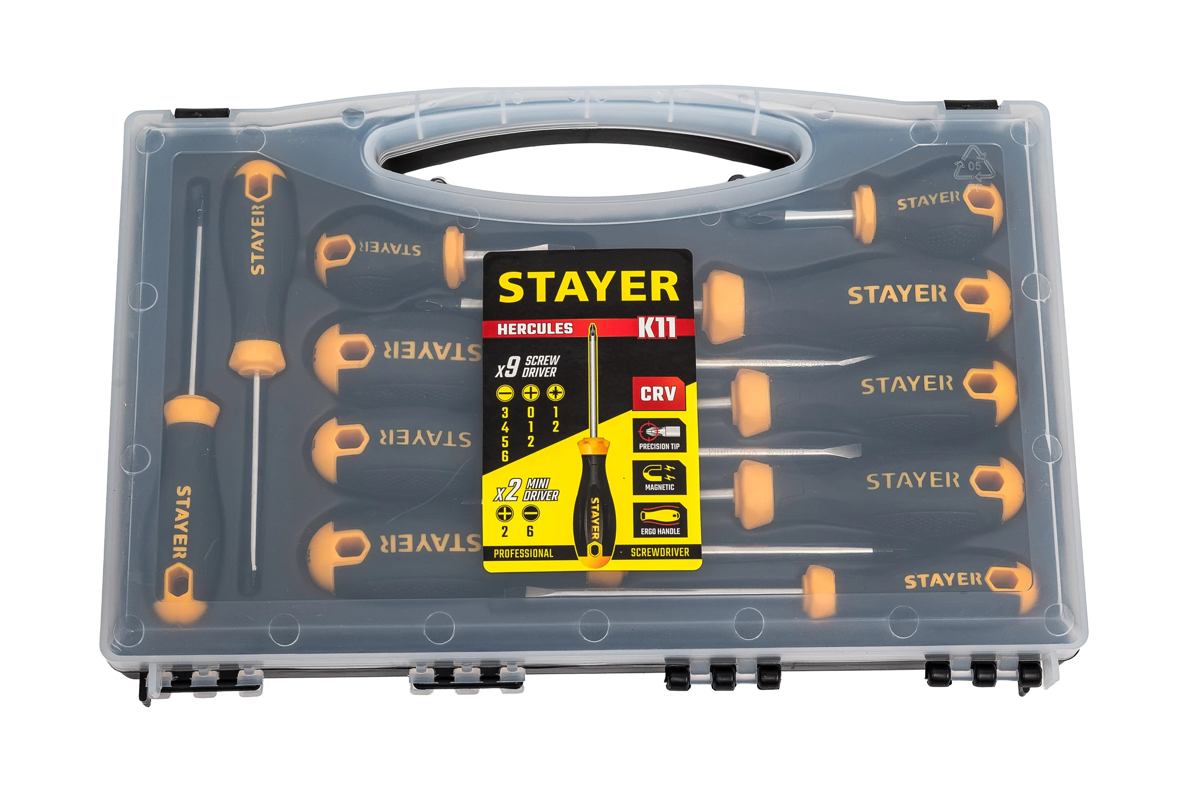 Набор отверток STAYER Hercules-K11 11 шт 25055-H11