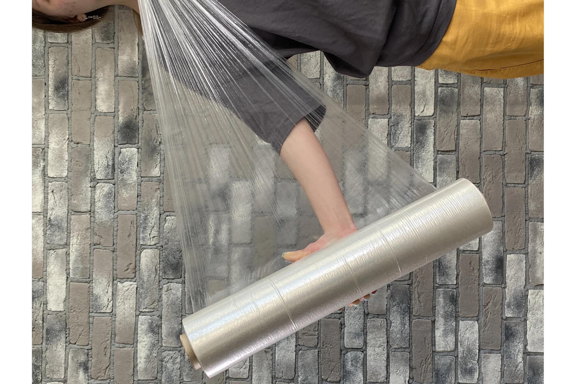Стрейч пленка ПЛАСТ ИМПЕРИАЛ вторичная прозрачная 2,0кг s2pr20s1