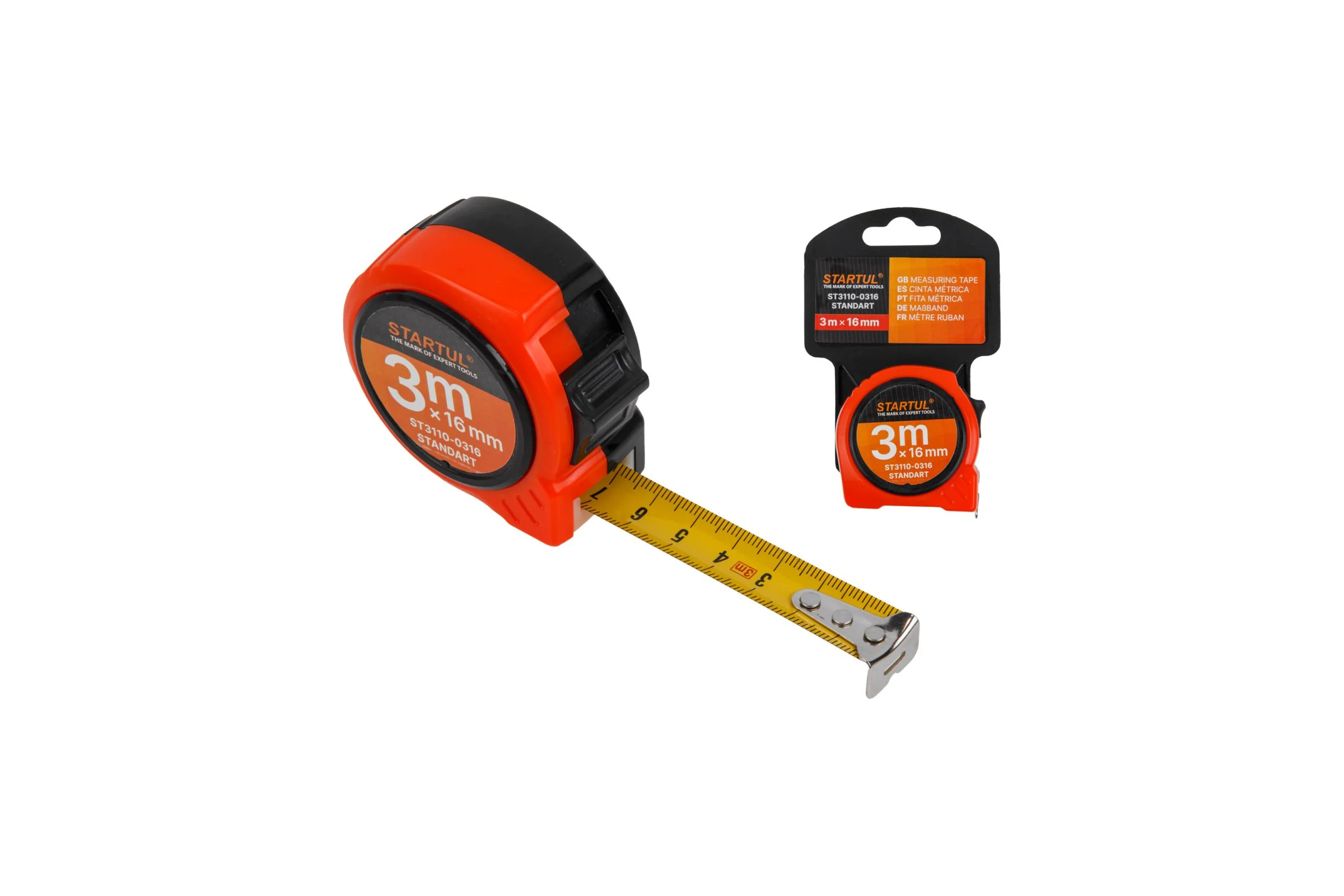 Рулетка STARTUL 3м/16мм STANDART ST3110-0316