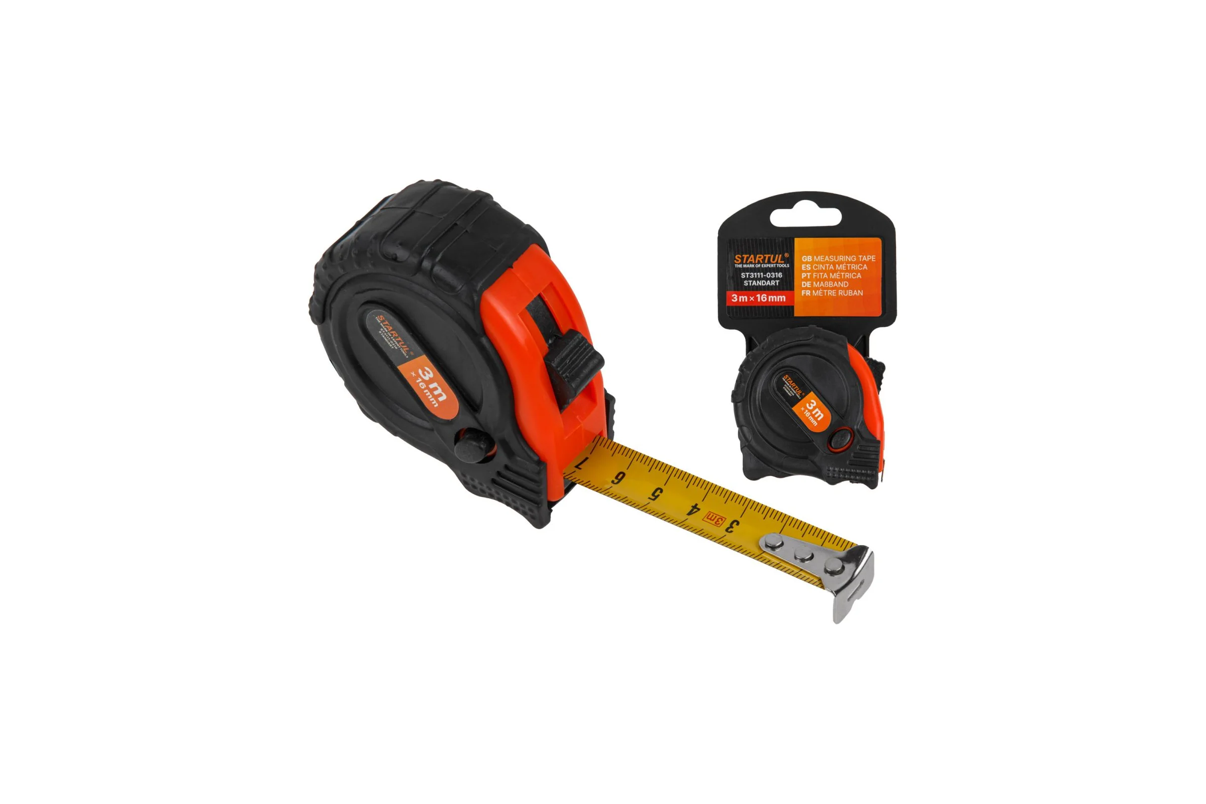 Рулетка STARTUL 3м/16мм STANDART ST3111-0316