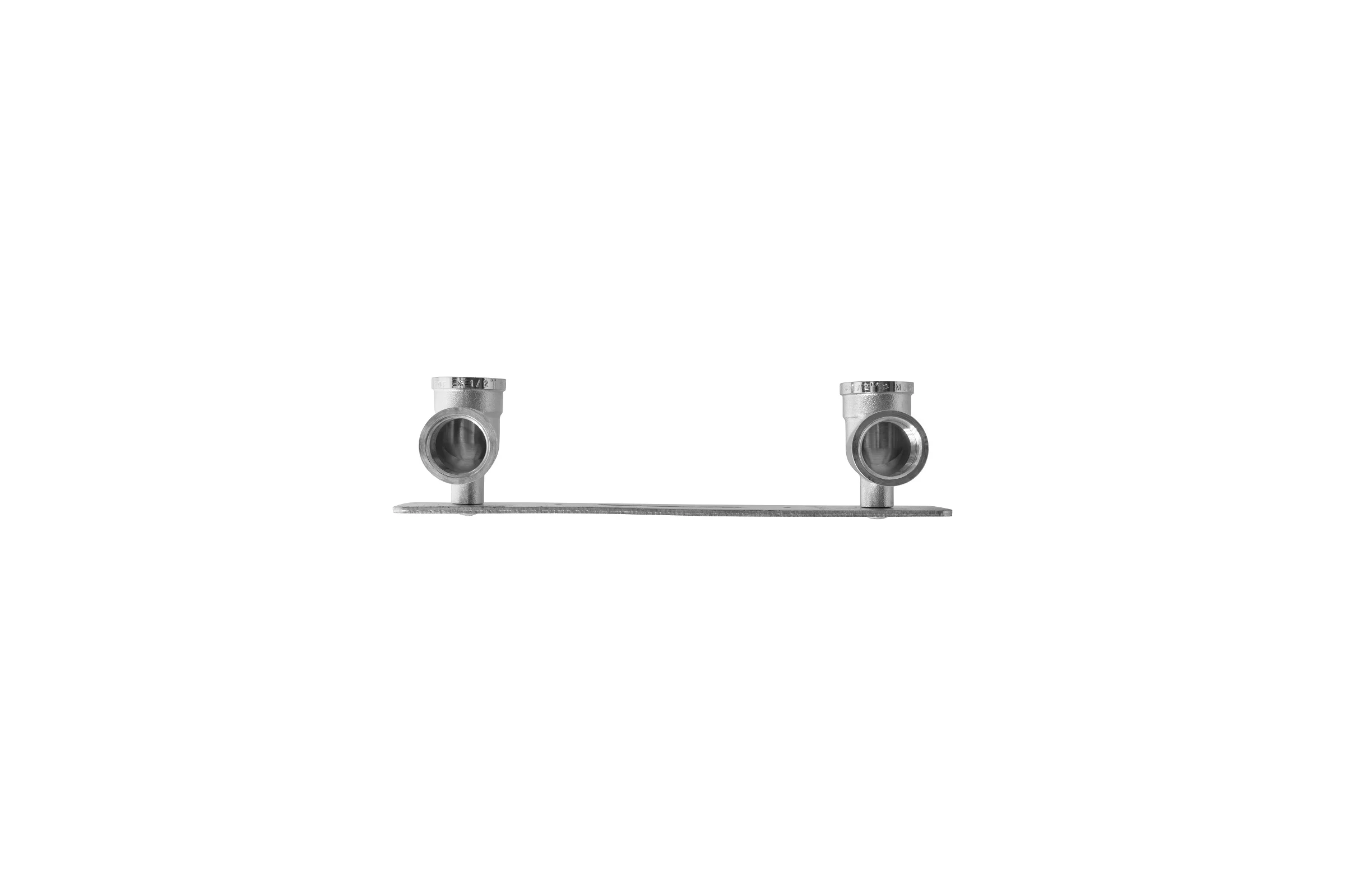 Планка для смесителя MPF 1/2" монтажная с двумя водорозетками в/в ИС.072263