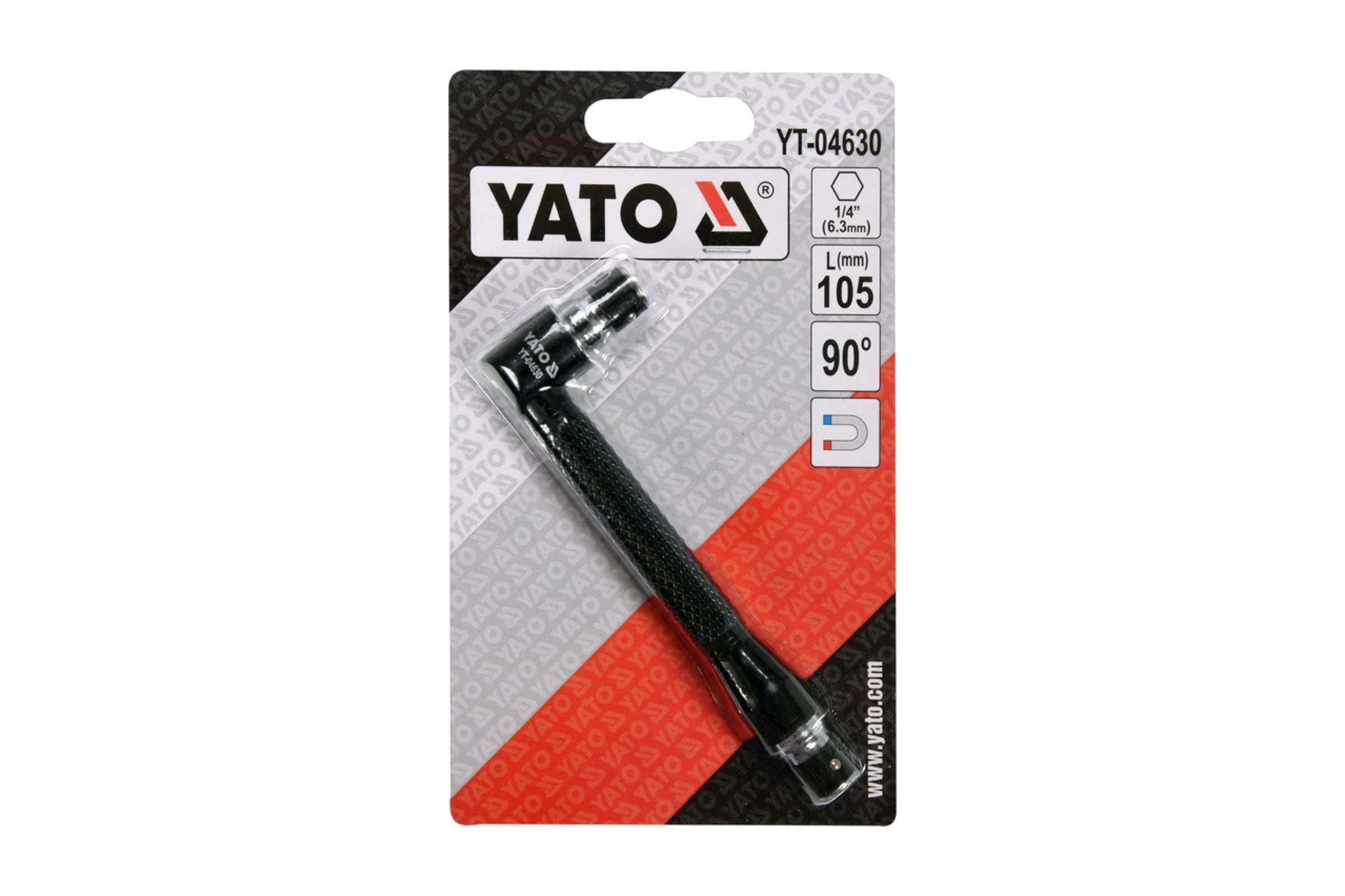 Адаптер угловой для бит YATO 1/4 YT-04630 361404630 092 1
