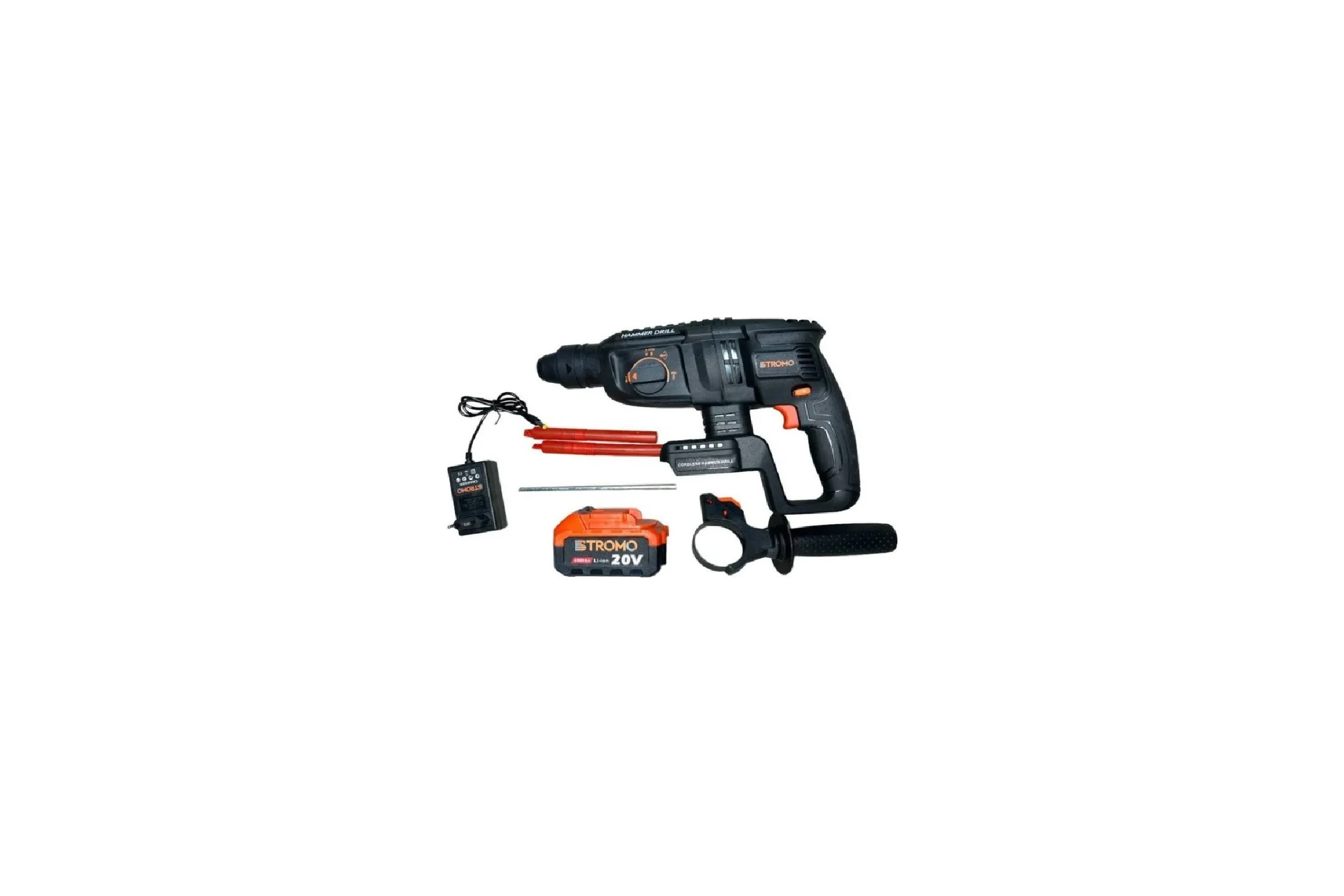Перфоратор аккумуляторный PROCRAFT Stromo 20В, 3,0 Дж (АКБ 4 Ач+ЗУ) AHA20