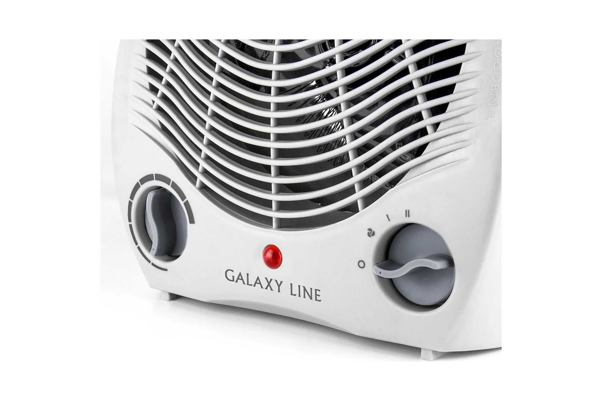 Тепловентилятор Galaxy LINE GL 8172, белый, спиральный нагревательный элемент, 2000 Вт, 2 режима работы (1000 Вт и 2000 Вт) 7050381721