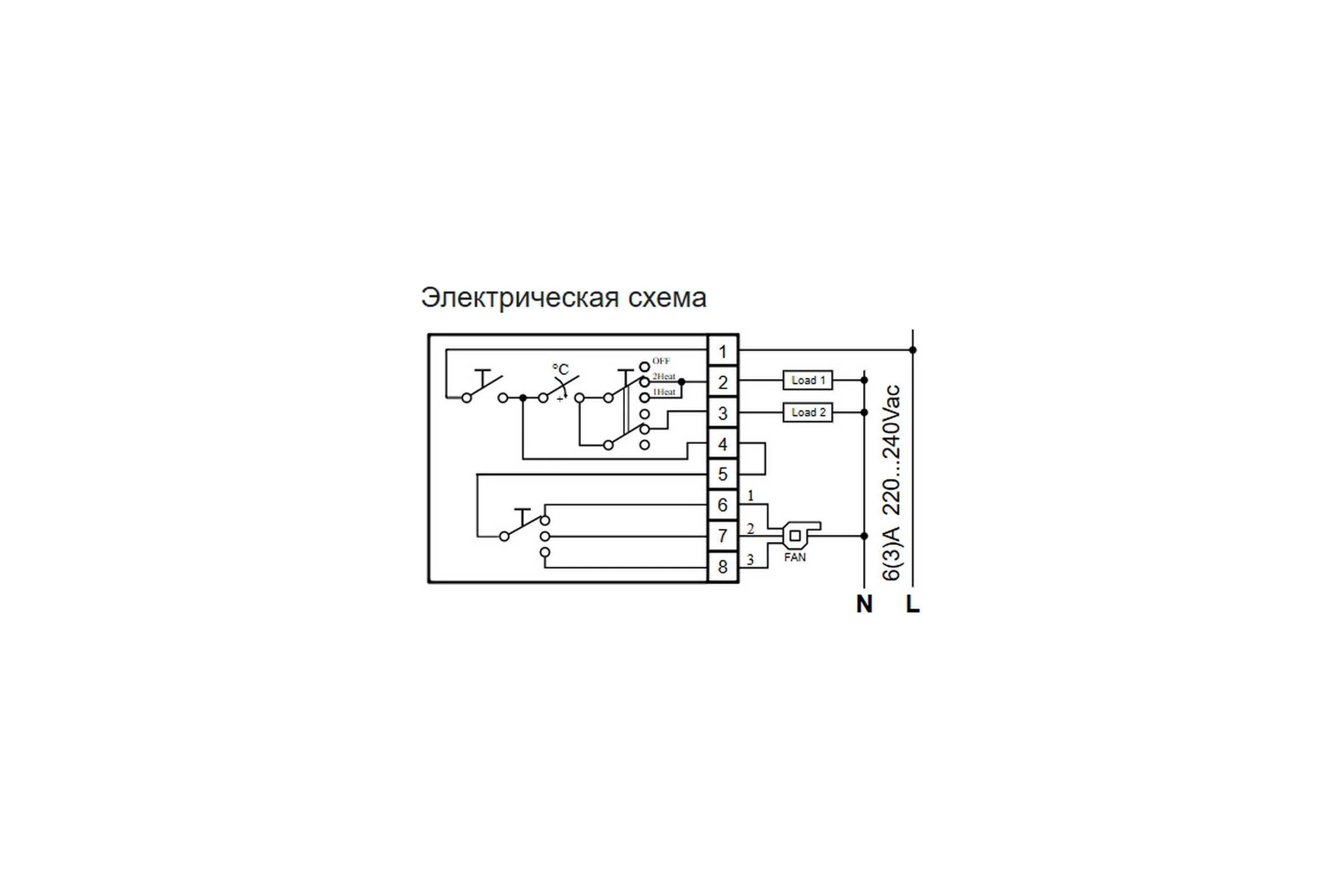 Пульт настенный KALASHNIKOV NTL-003