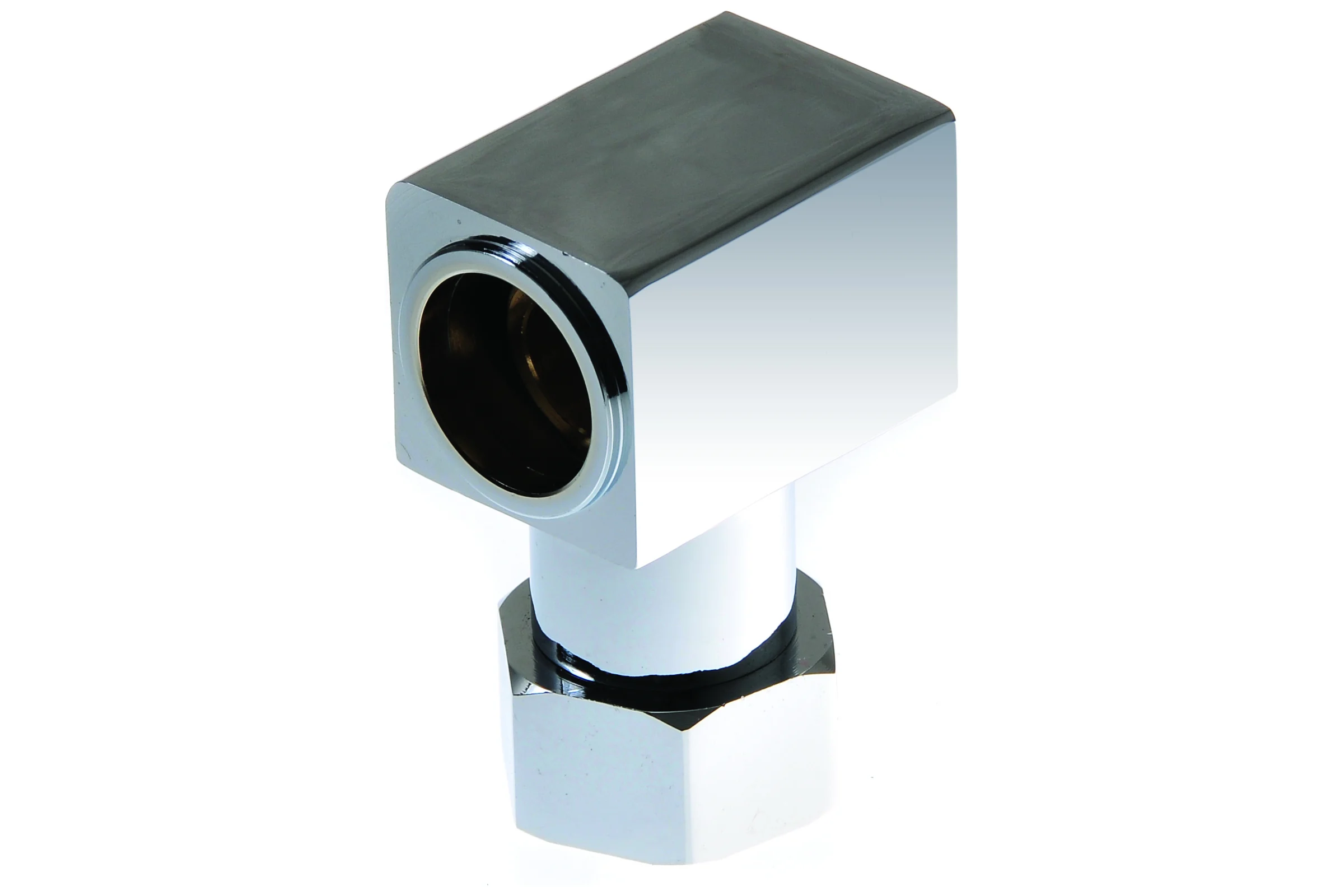 Уголок для полотенцесушителя SG квадратный, 3/4"ВРх1/2"НР, хром, 2 шт 549-2SCH040504/2