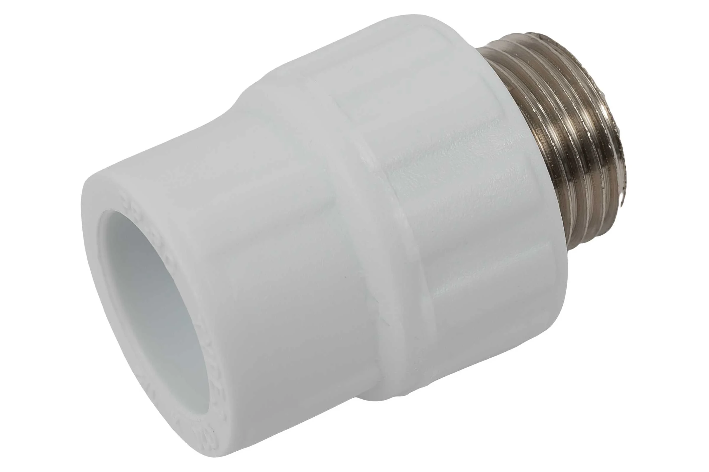 Муфта PP-R бел комб 20х1/2 НР Gigant GPM-20X12НР