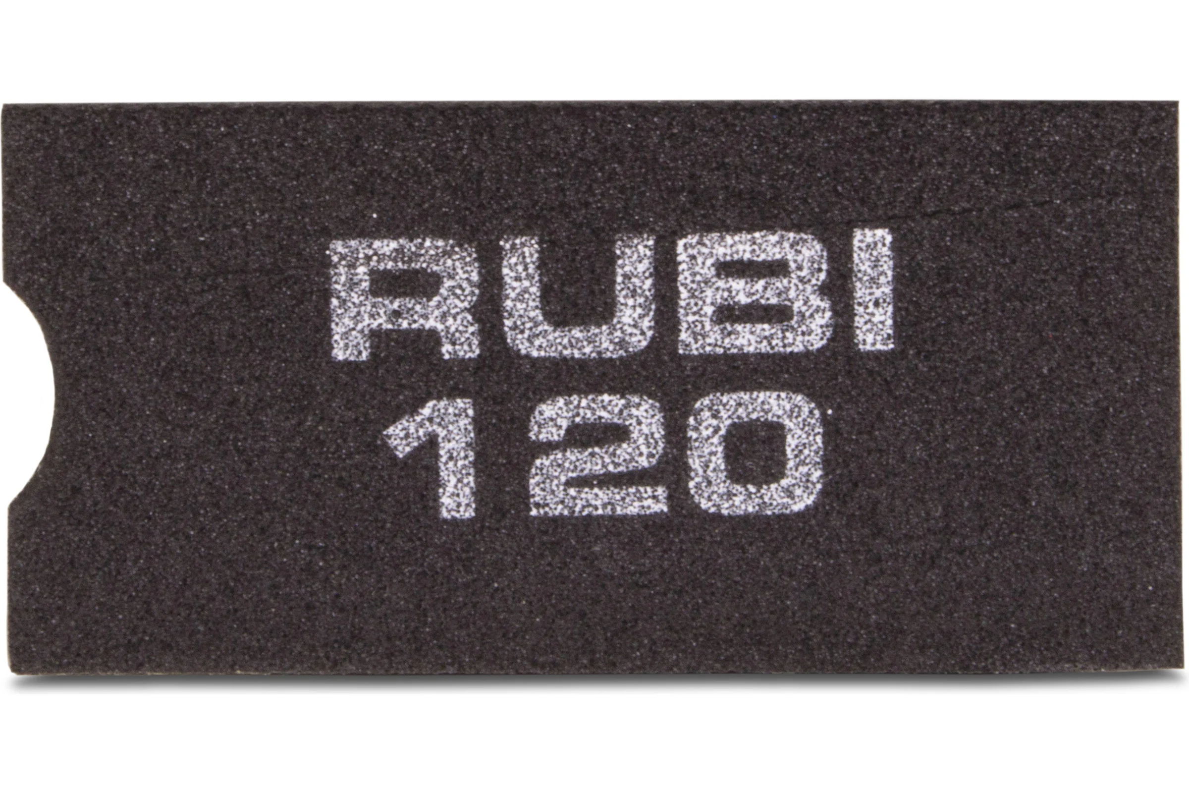 Алмазосодержащий брусок резиновый (94х58х30 мм; Р120) RUBI 61975