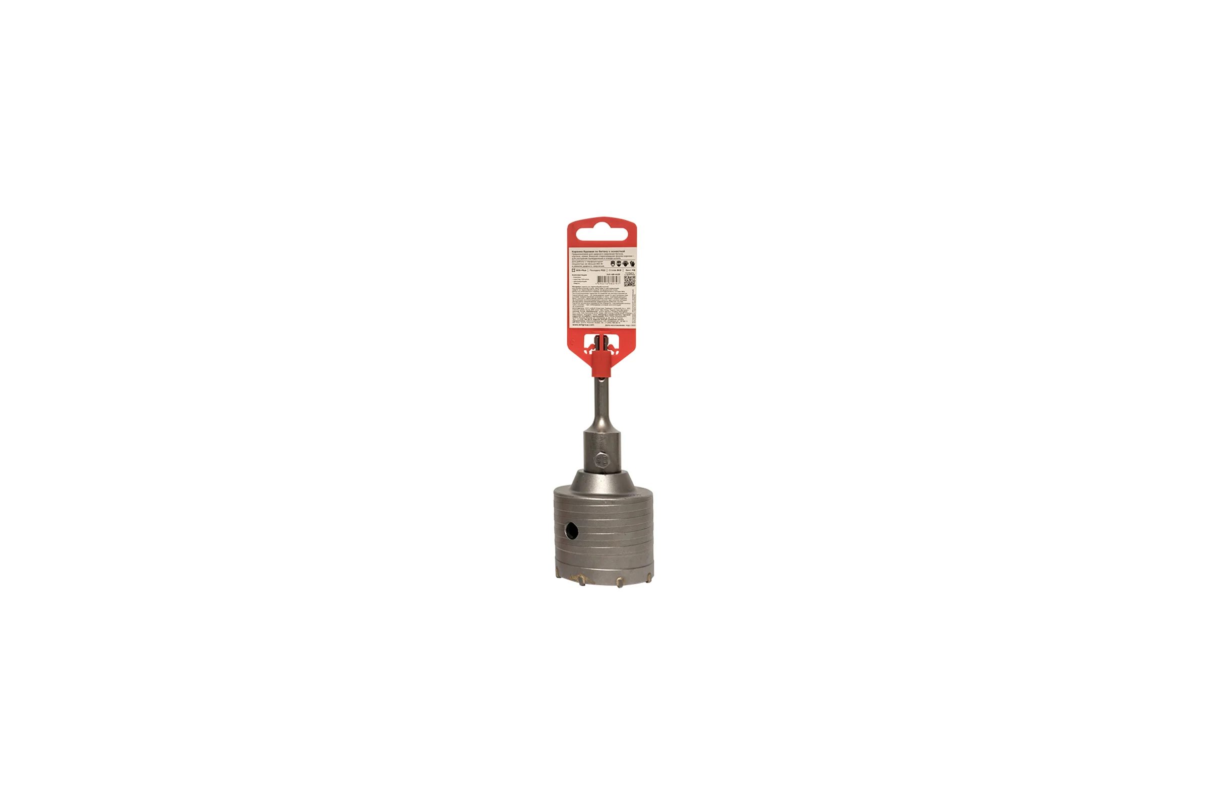Коронка буровая по бетону с оснасткой Master TCT-68 (68 мм; М22; SDS-plus) EKF tct-68-m22
