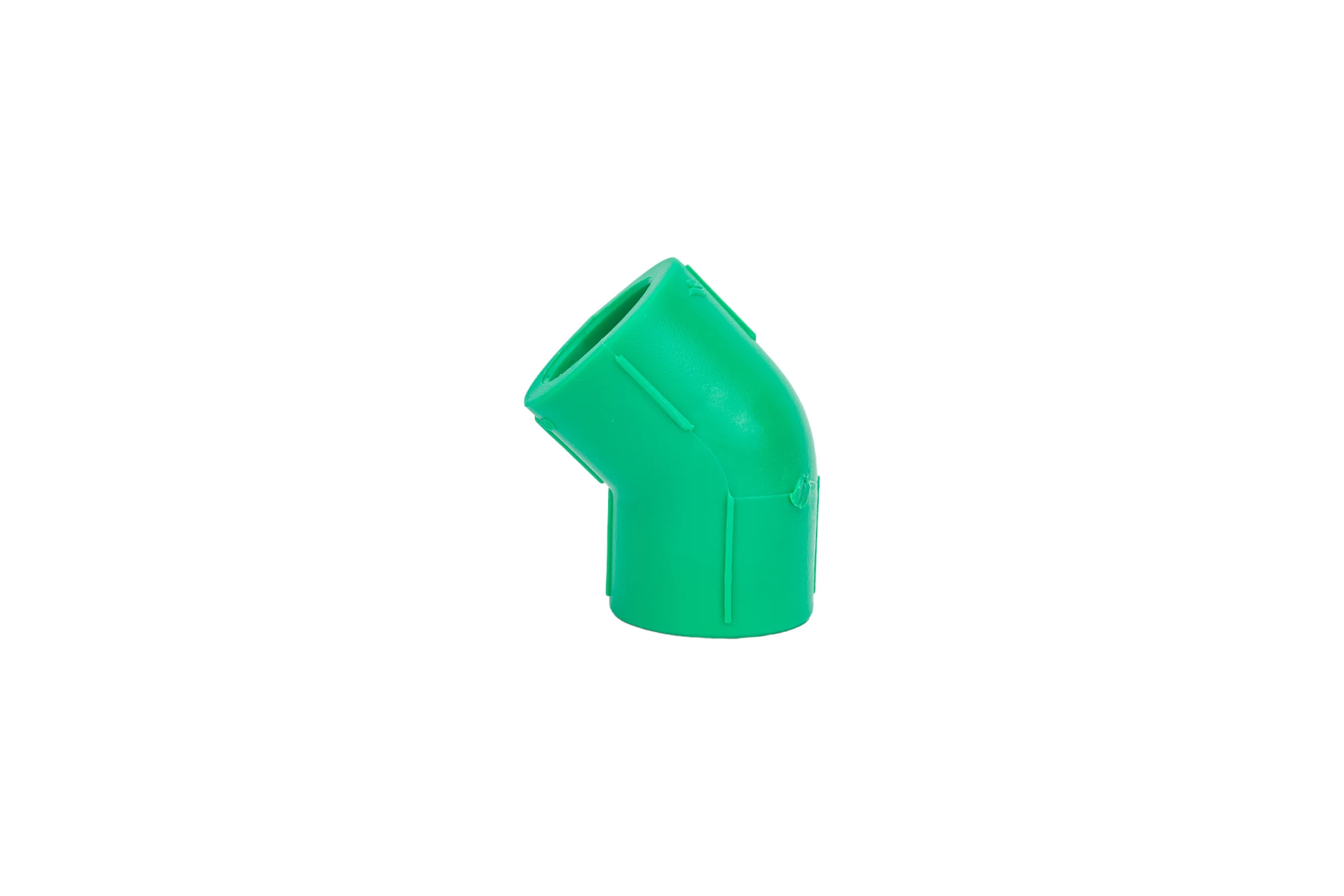 Уголок Blue Ocean 45 градусов, 20, полипропиленовый, зеленый PPRF/45E G -20
