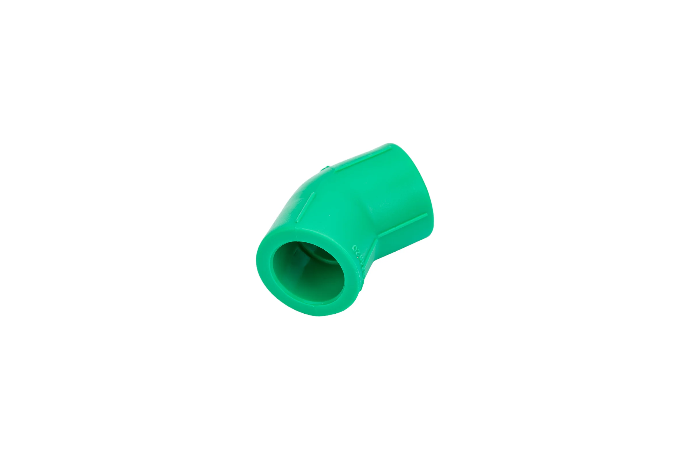 Уголок Blue Ocean 45 градусов, 20, полипропиленовый, зеленый PPRF/45E G -20
