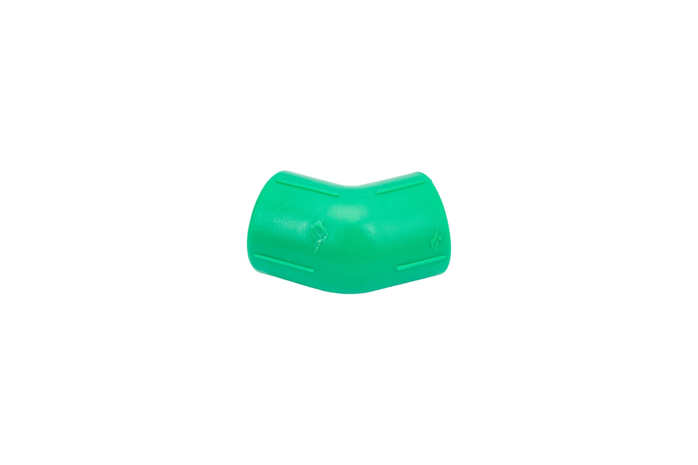 Уголок Blue Ocean 45 градусов, 20, полипропиленовый, зеленый PPRF/45E G -20