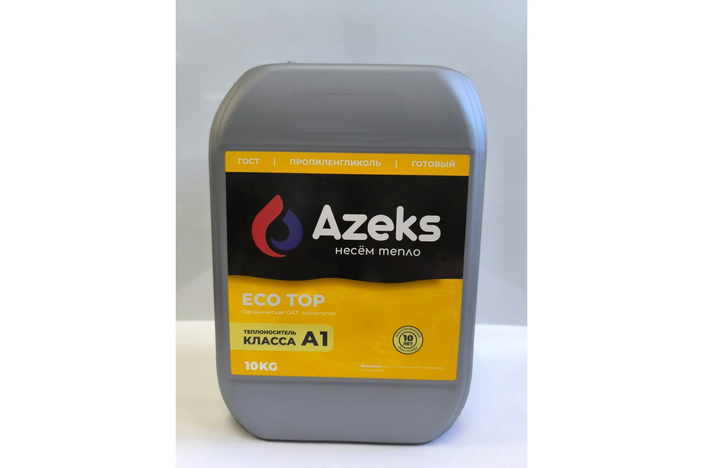 Теплоноситель AZEKS ECO TOP-30 Канистра 10 кг (Пропиленгликоль) AZT3010