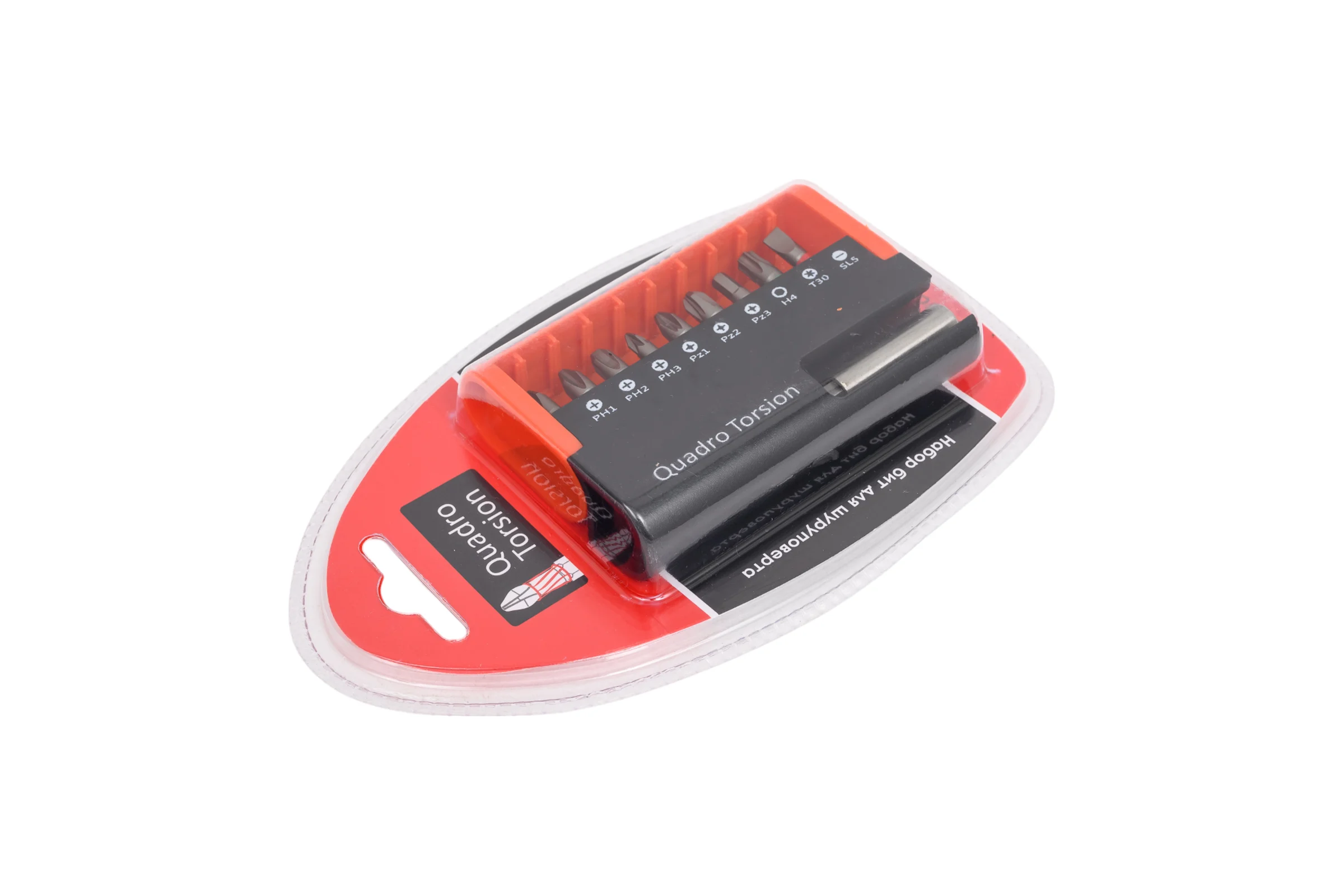 Набор бит 10 предметов Quadro Torsion 490010