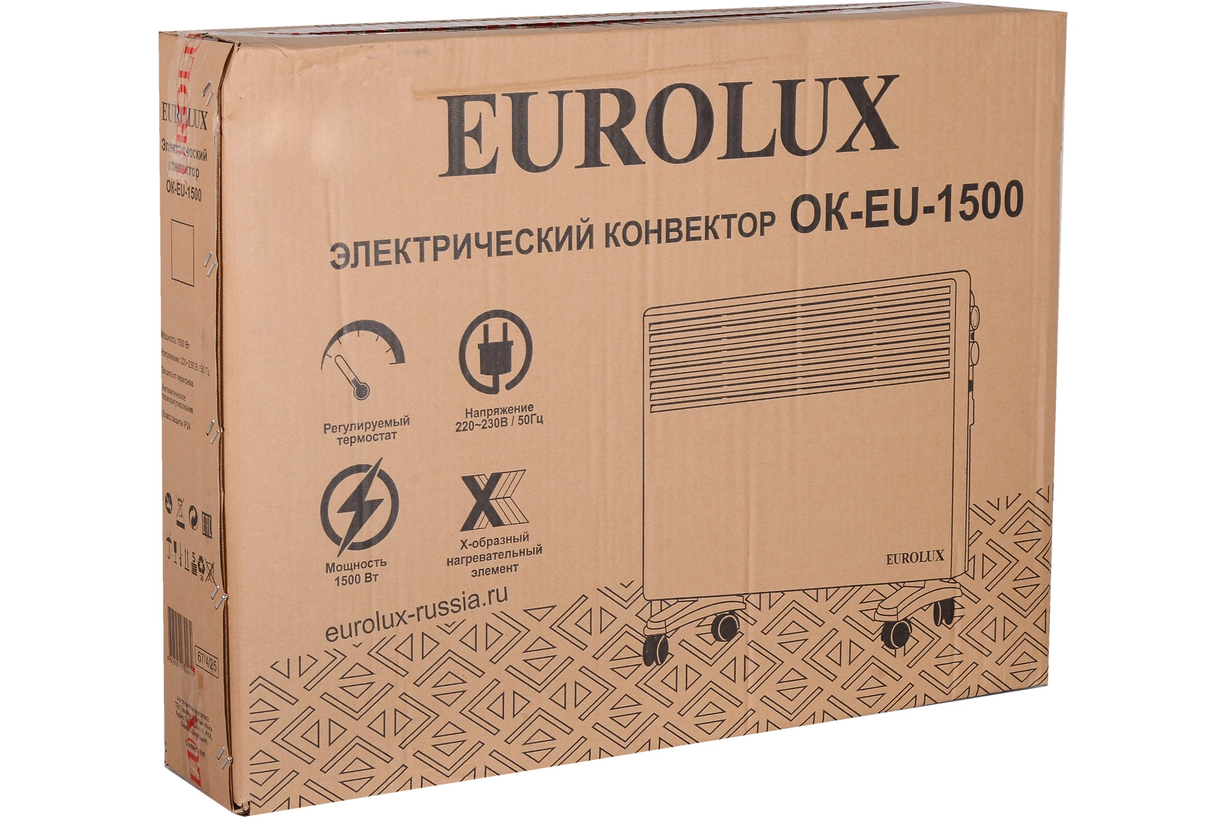 Конвектор Eurolux ОК-EU-1500 67/4/25