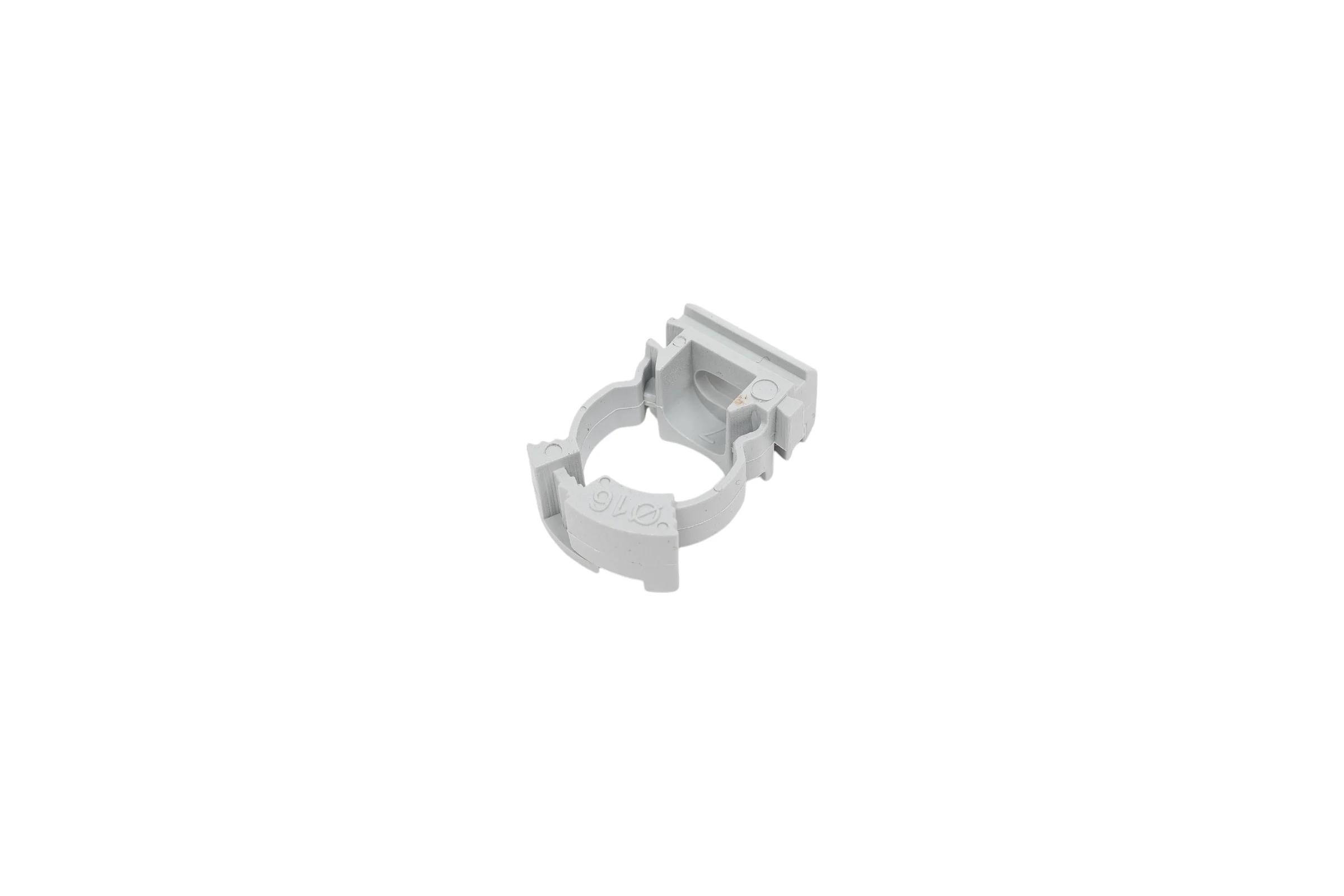 Хомутный держатель IEK CFC16 серый CTA10MP-CFC16-K41-100