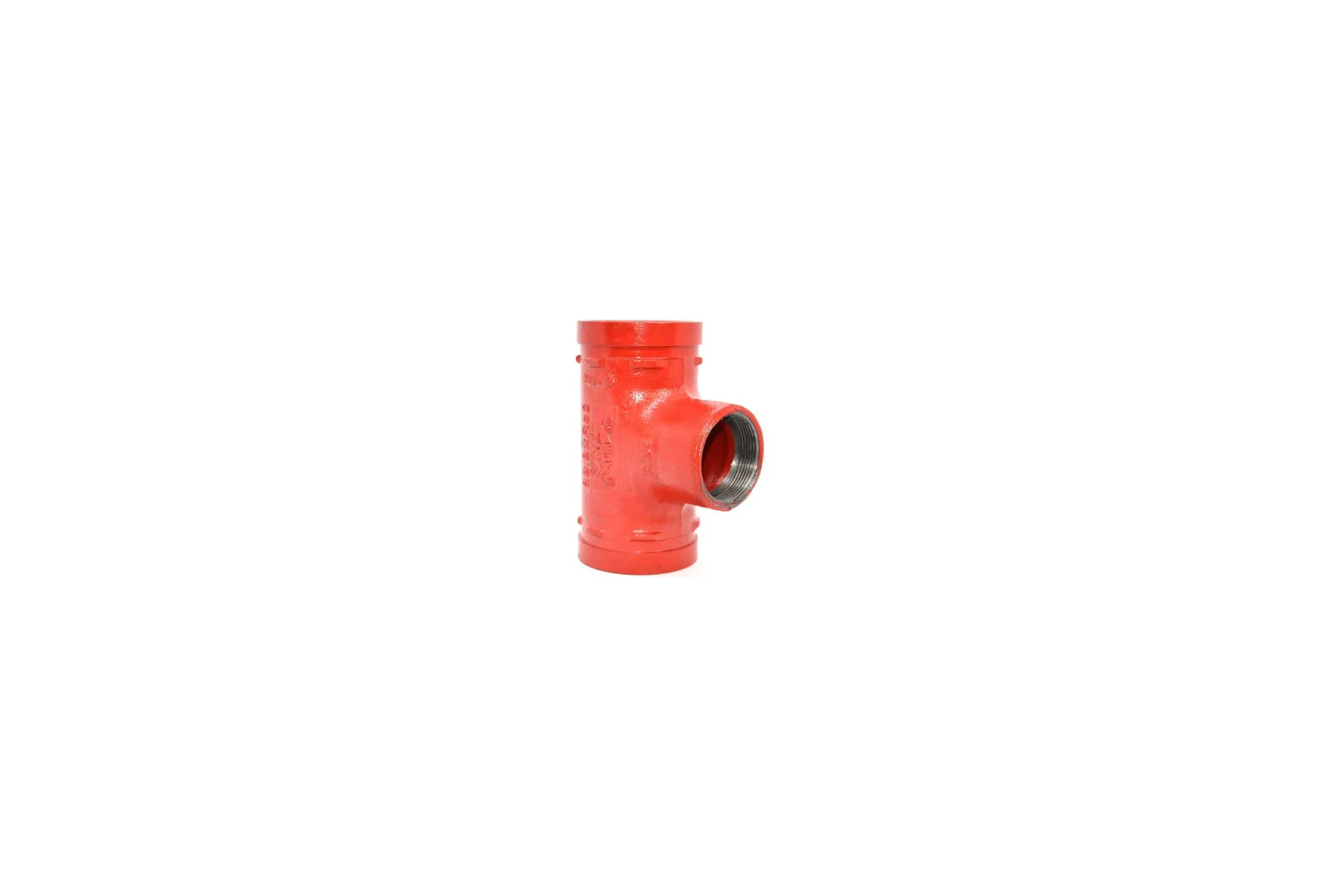 Тройник переходной GROOVEX THREADED REDUCING TEE BSPP 2 1/2x1 - 76x34mm TPR7634