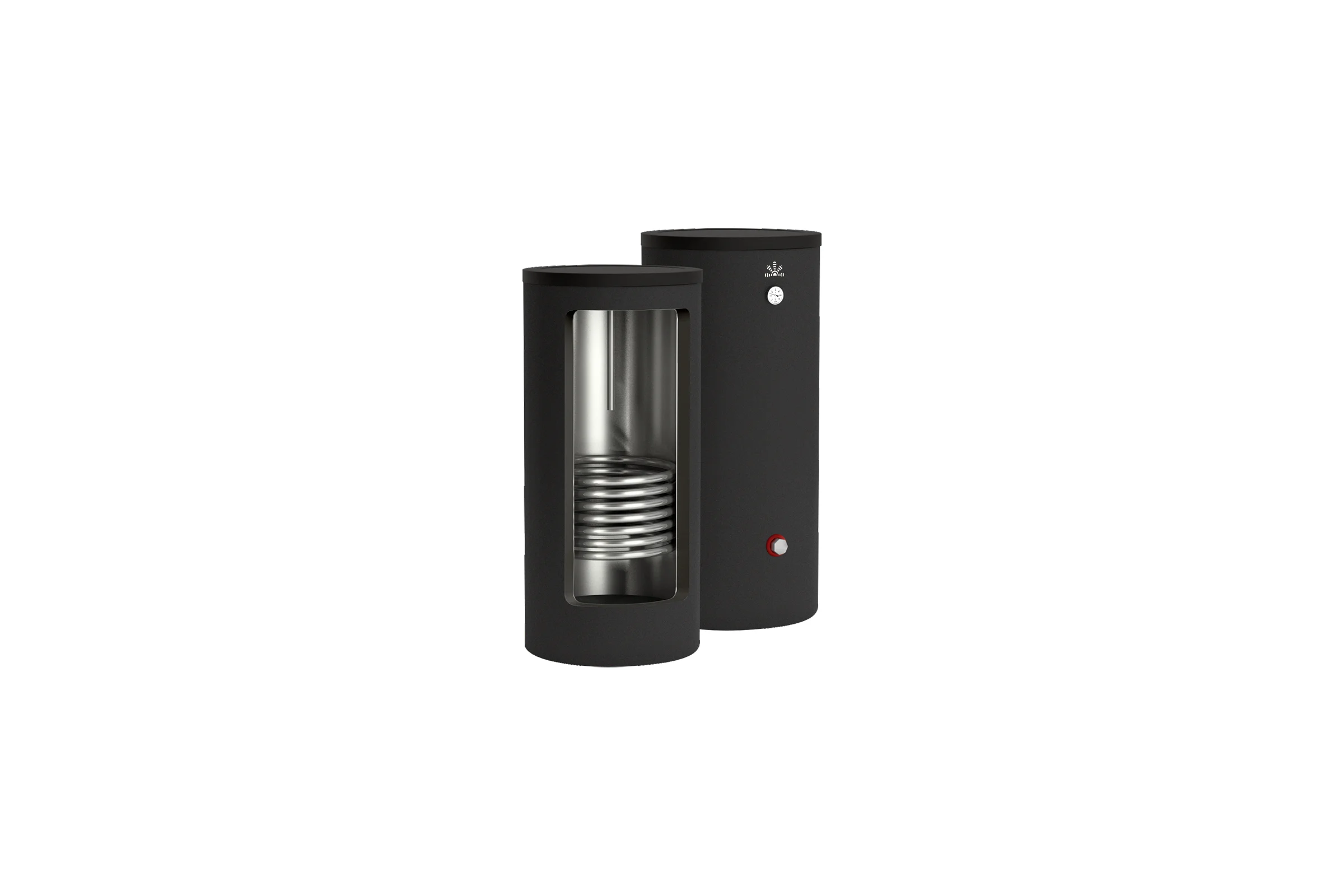 Бойлер напольный GEKON B01S 160 л, с 1-м ТО, 20 кВт, INOX, GK1601S