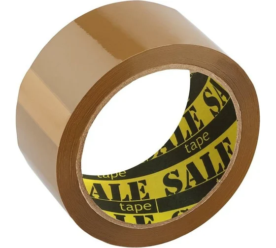 Упаковочная клейкая лента ООО Комус Sale Tape 48 мм х 66 м х 40 мкм, коричневая, 6 шт./уп. 491328