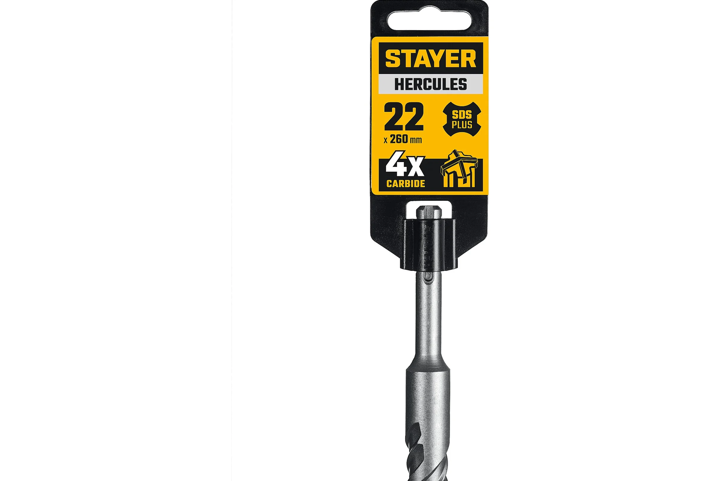 Бур STAYER Hercules-4Х 22x260 мм, SDS-plus 29290-260-22