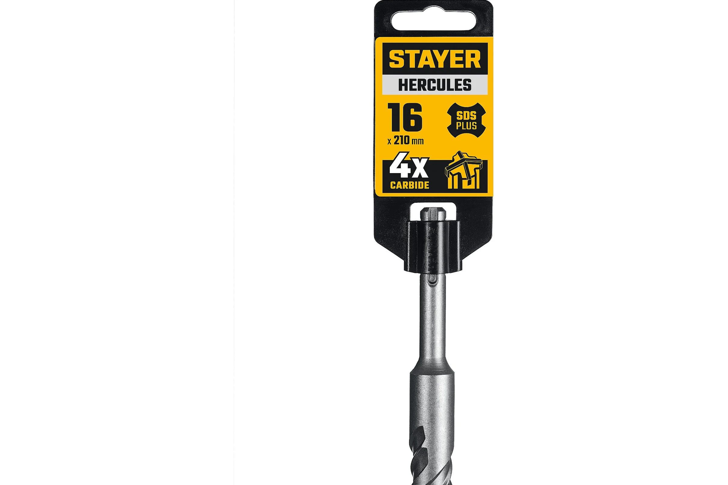 Бур STAYER Hercules-4Х 16x210 мм, SDS-plus 29290-210-16
