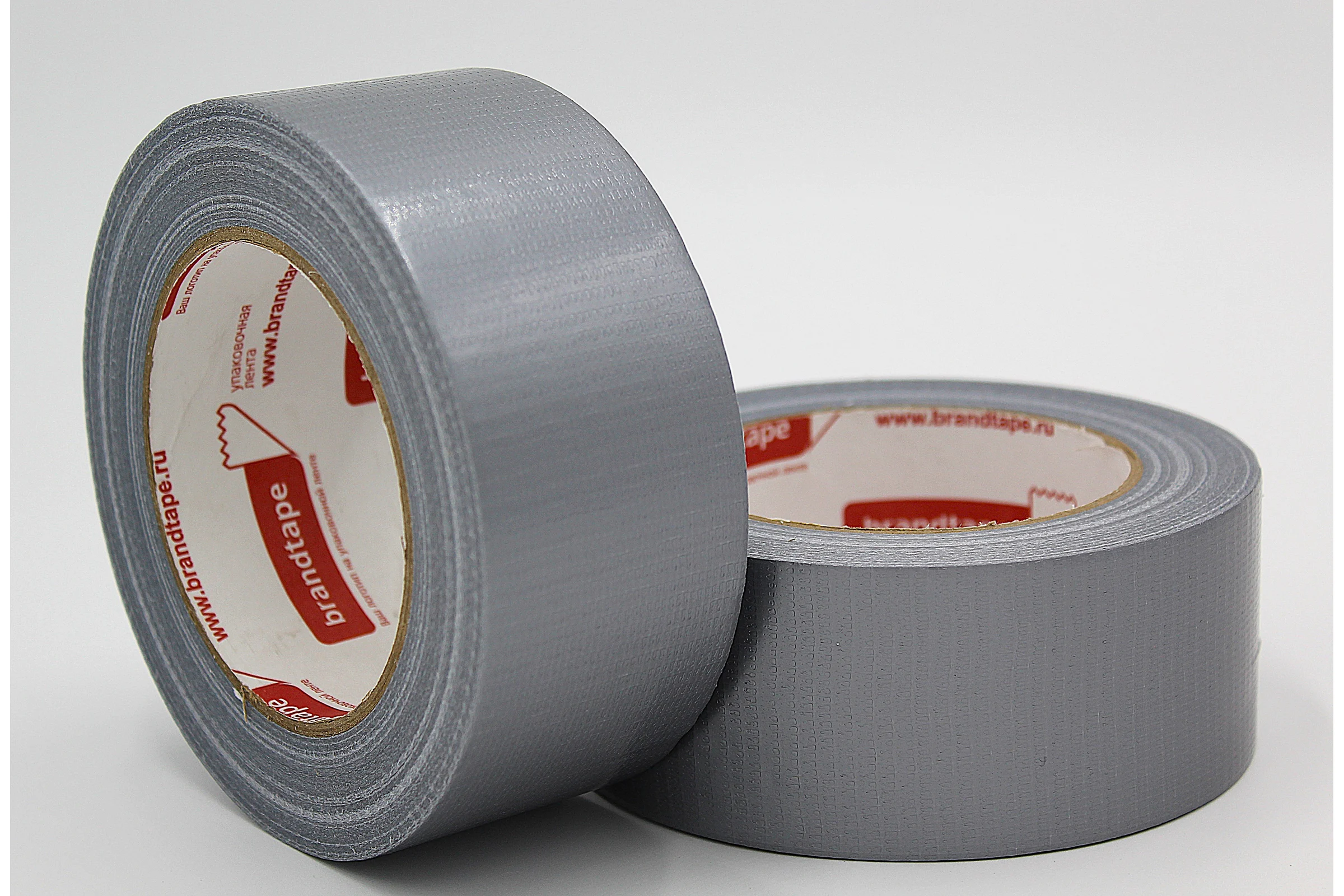 Армированная клейкая лента Brandtape серая 48мм х 50м (упаковка 2 шт.) 4631177460920