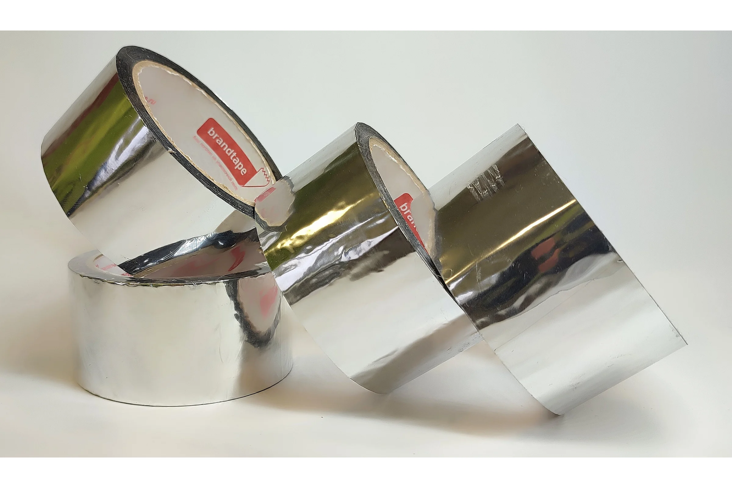 Металлизированная клейкая лента Brandtape 48мм х 50м (упаковка 4 шт.) 4631177460890