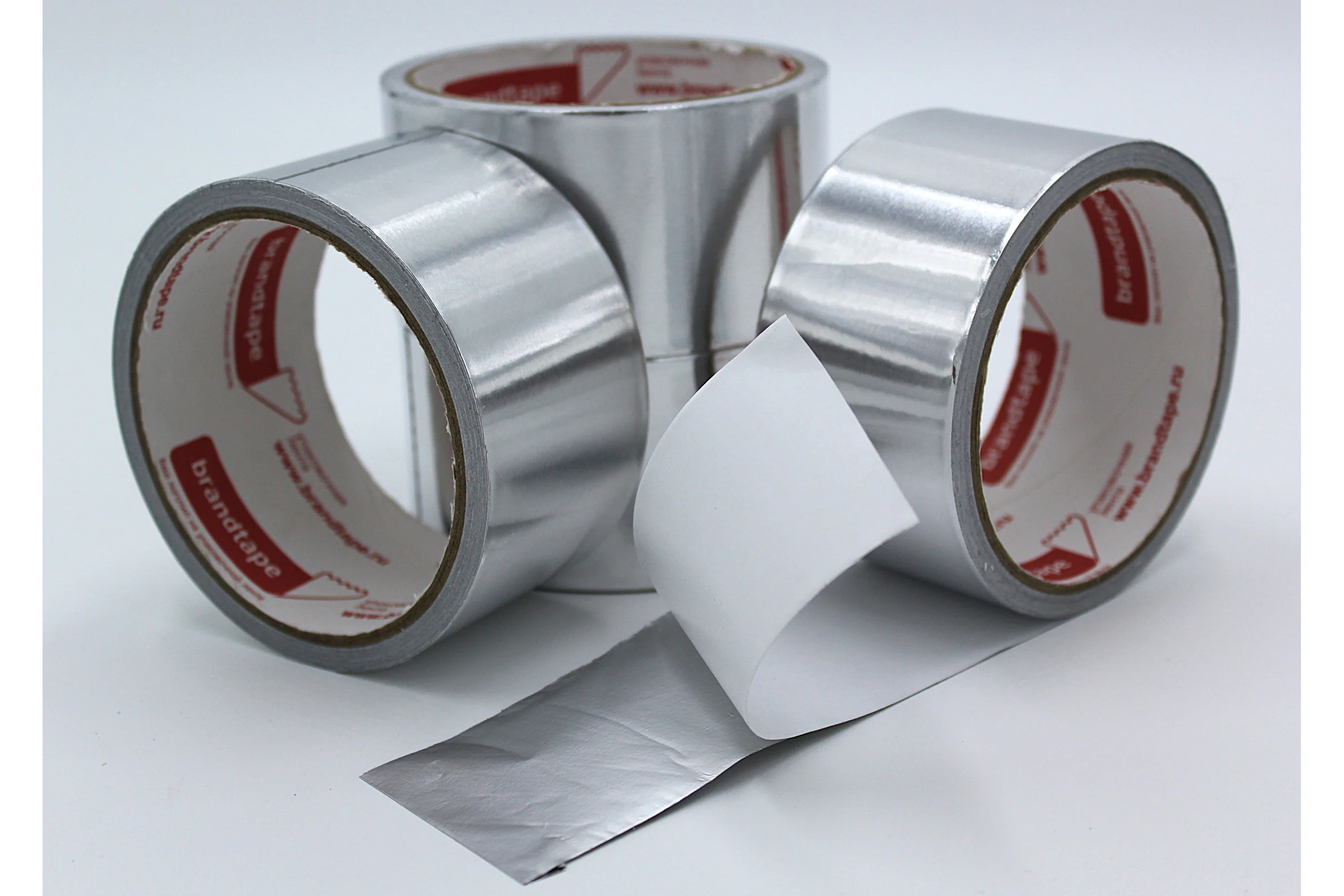 Алюминиевая клейка лента Brandtape 48мм х 10м (упаковка 4 шт.) 4631177460838