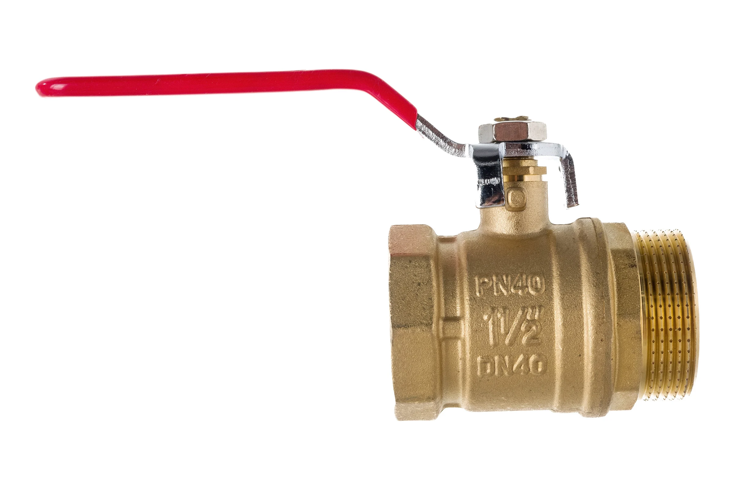 Шаровой кран ProfECO 1 1/2 ВР-НР, муфтовый, ручка, Ду40, Ру40 11Б27п1 PE-112FML
