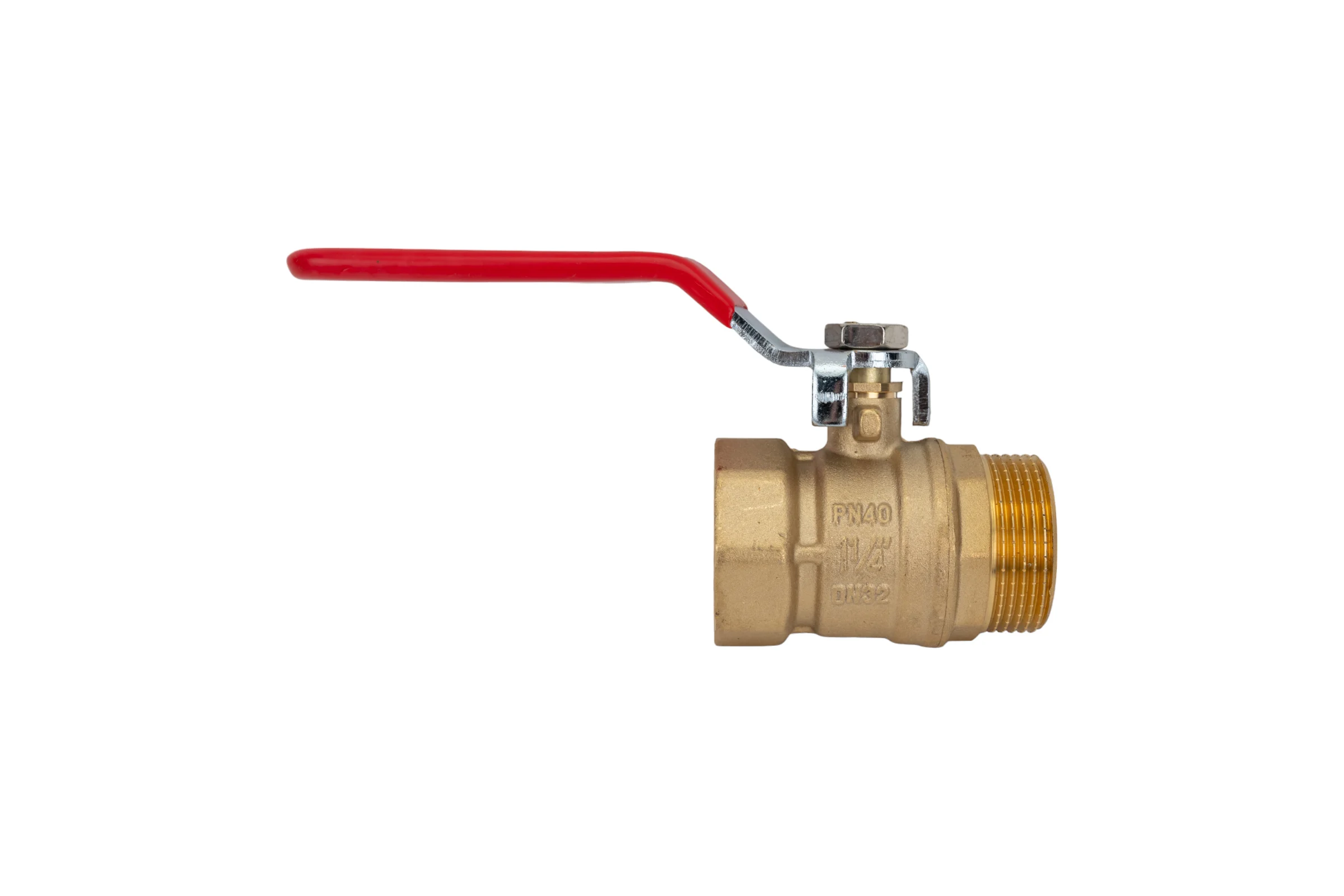 Шаровой кран ProfECO 1 1/4 ВР-НР, муфтовый, ручка, Ду32, Ру40 11Б27п1 PE-114FML