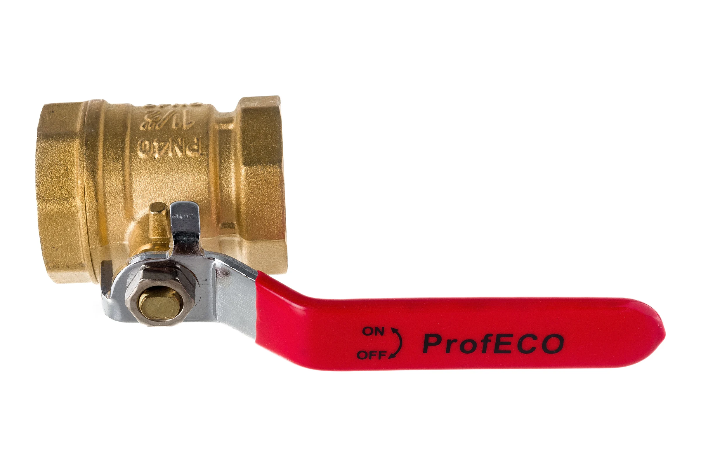 Шаровой кран ProfECO 1 1/2 ВР-ВР, муфтовый, ручка, Ду40, Ру40 11Б27п1 PE-112FFL