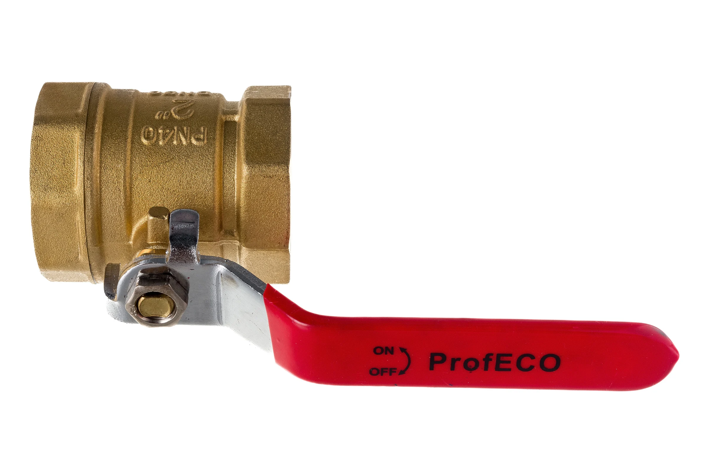 Шаровой кран ProfECO 2 ВР-ВР, муфтовый, ручка, Ду50, Ру40 11Б27п1 PE-2FFL