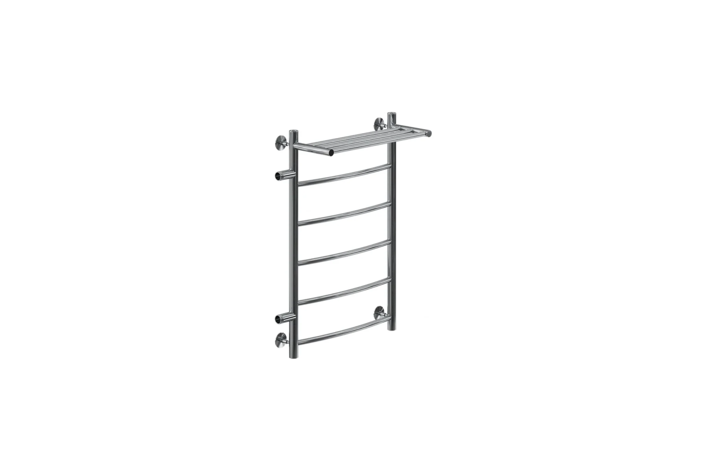 Полотенцесушитель MIXLINE CAPELLA 80x50x50 1'' НР, 5 перекладин + полка, левое подключение водяной 556273