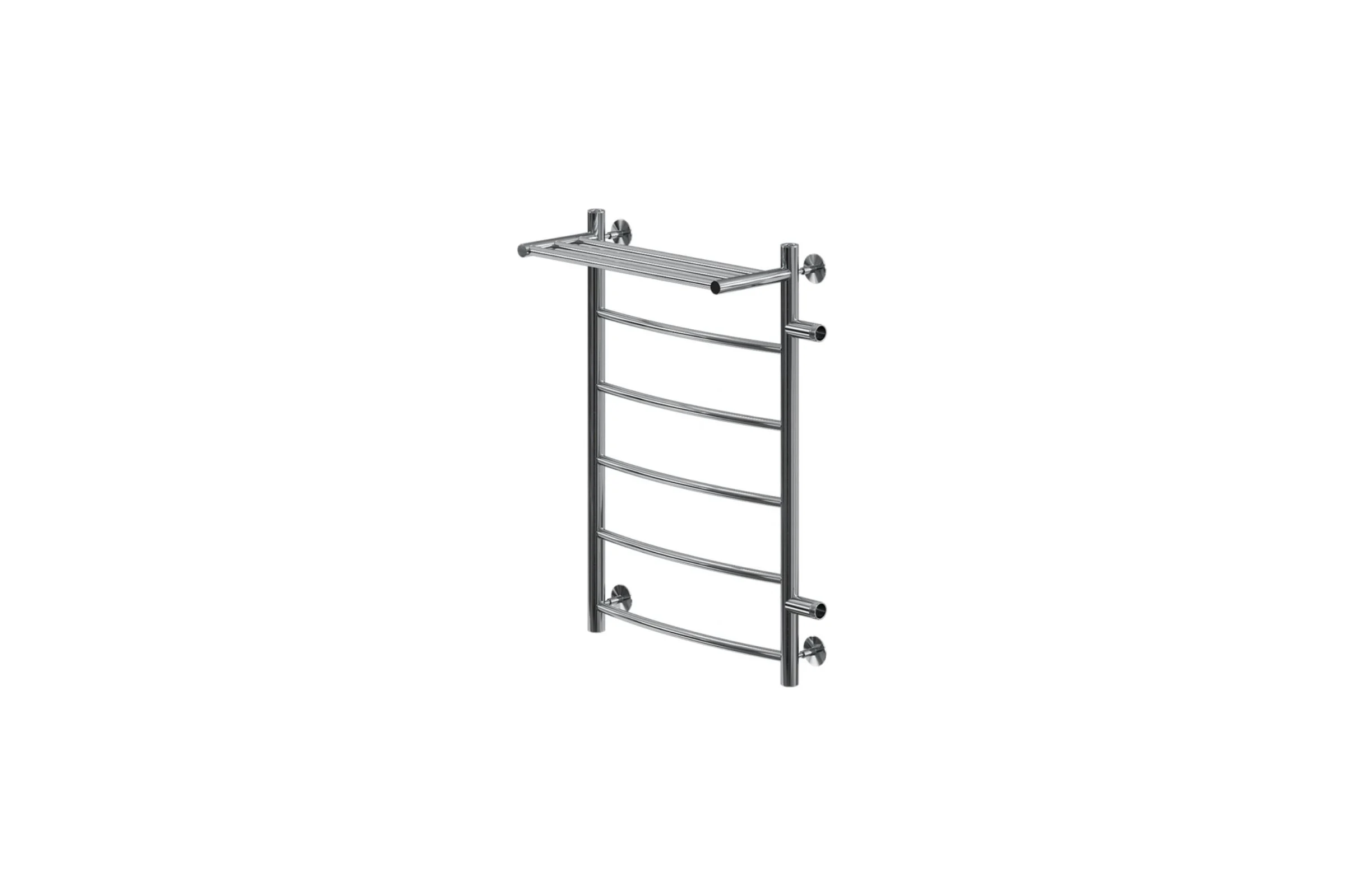 Полотенцесушитель MIXLINE CAPELLA 80x50x50 1'' НР, 5 перекладин + полка,, правое подкл водяной 556272