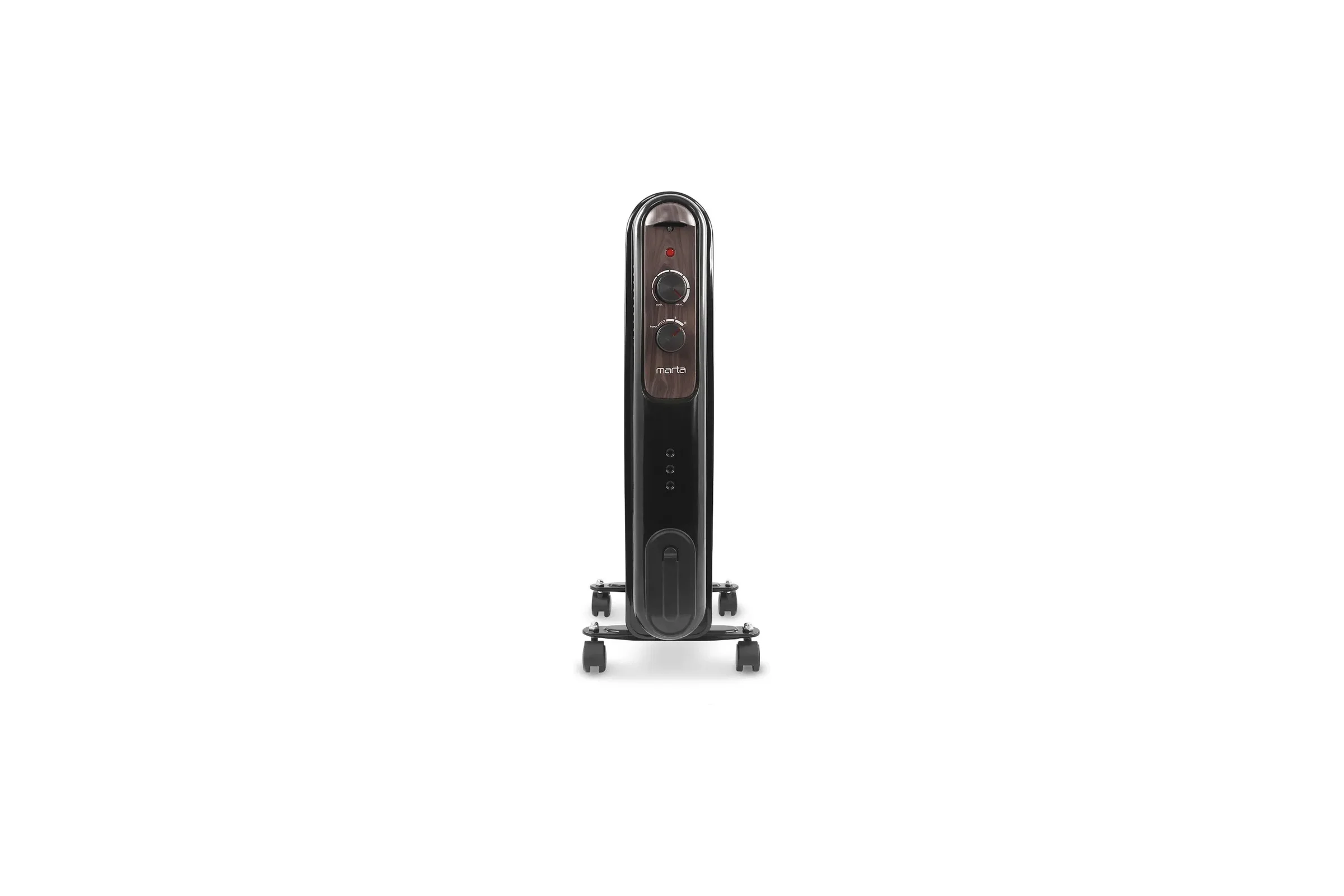 Масляный обогреватель MARTA MT-OH2430A черный жемчуг 38308
