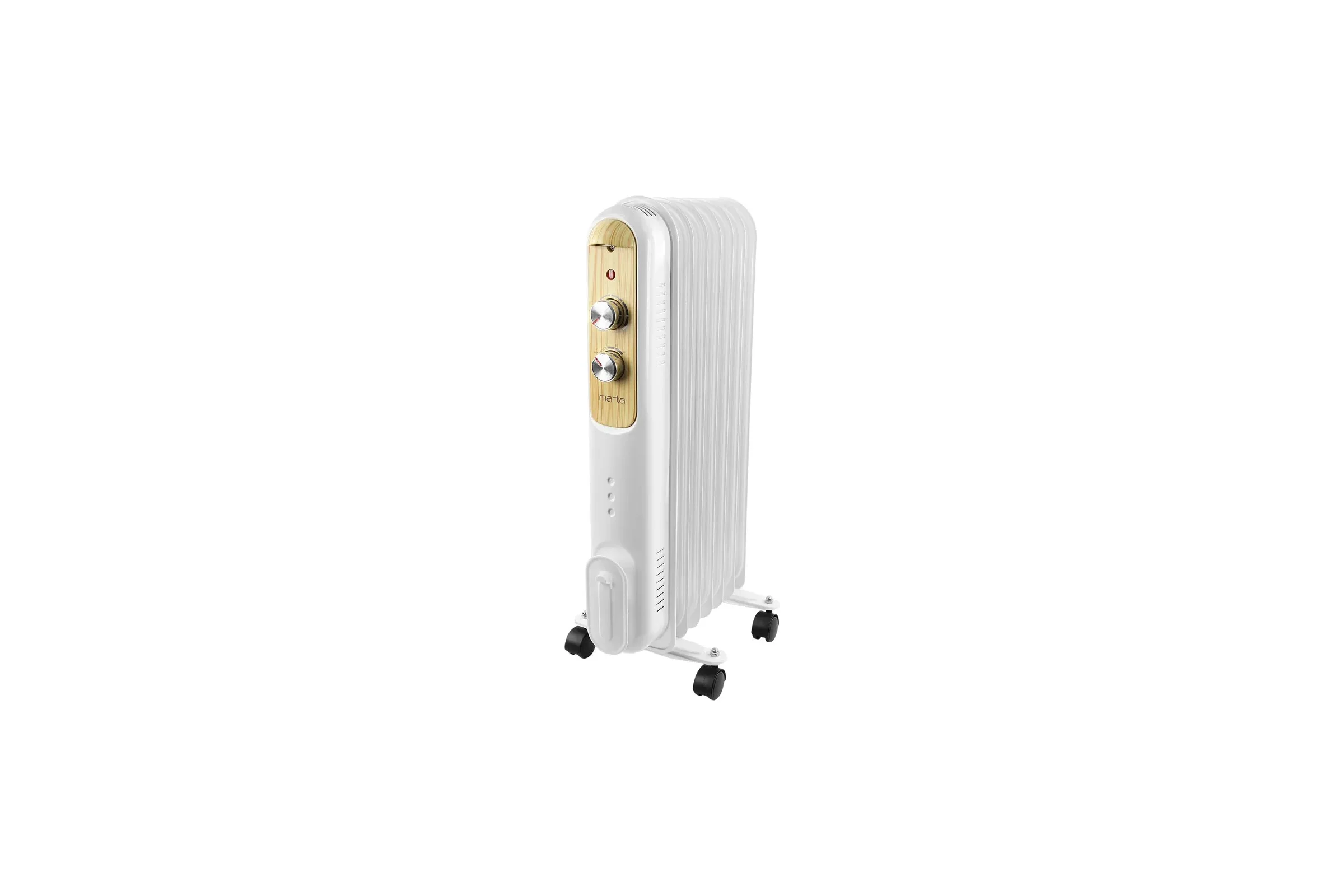 Масляный обогреватель MARTA MT-OH2430A светлое дерево 41260