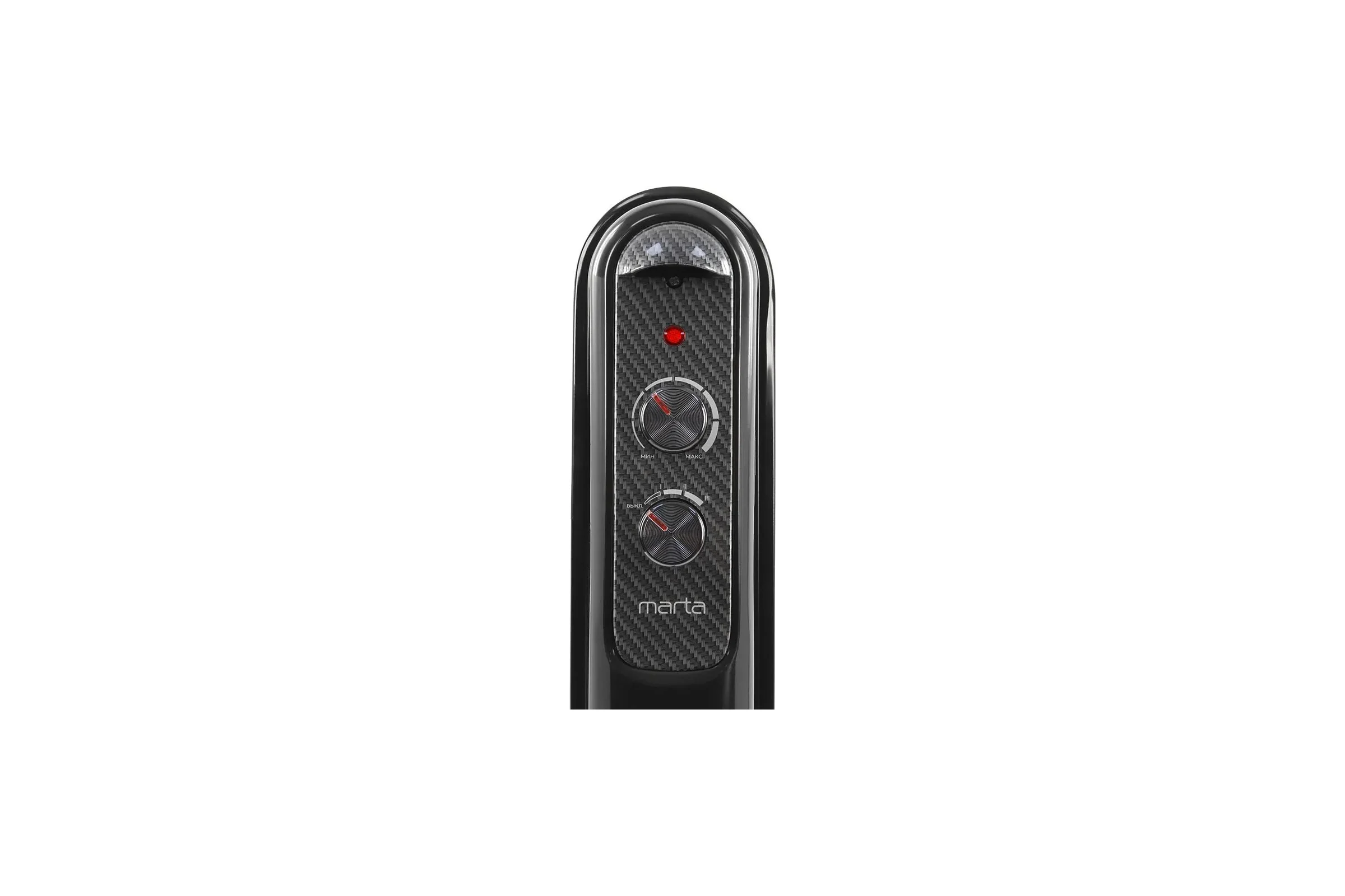 Масляный обогреватель MARTA MT-OH2430B карбон/хром 41264