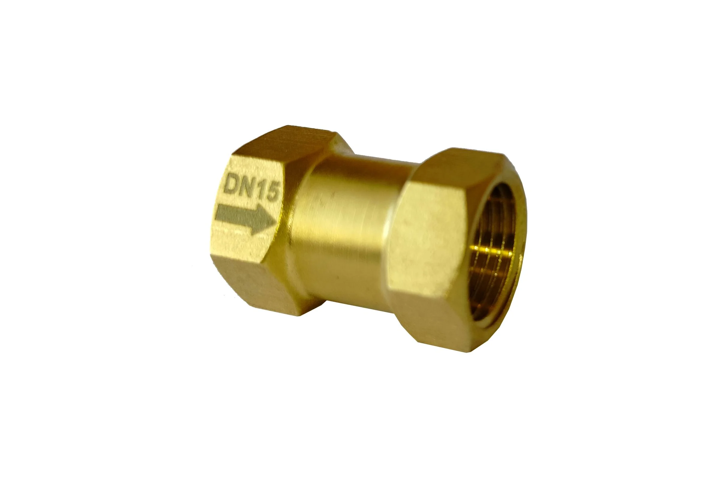 Клапан обратный латунный Апогей DN15-PN10-G1/2-ММ 4шт 211007