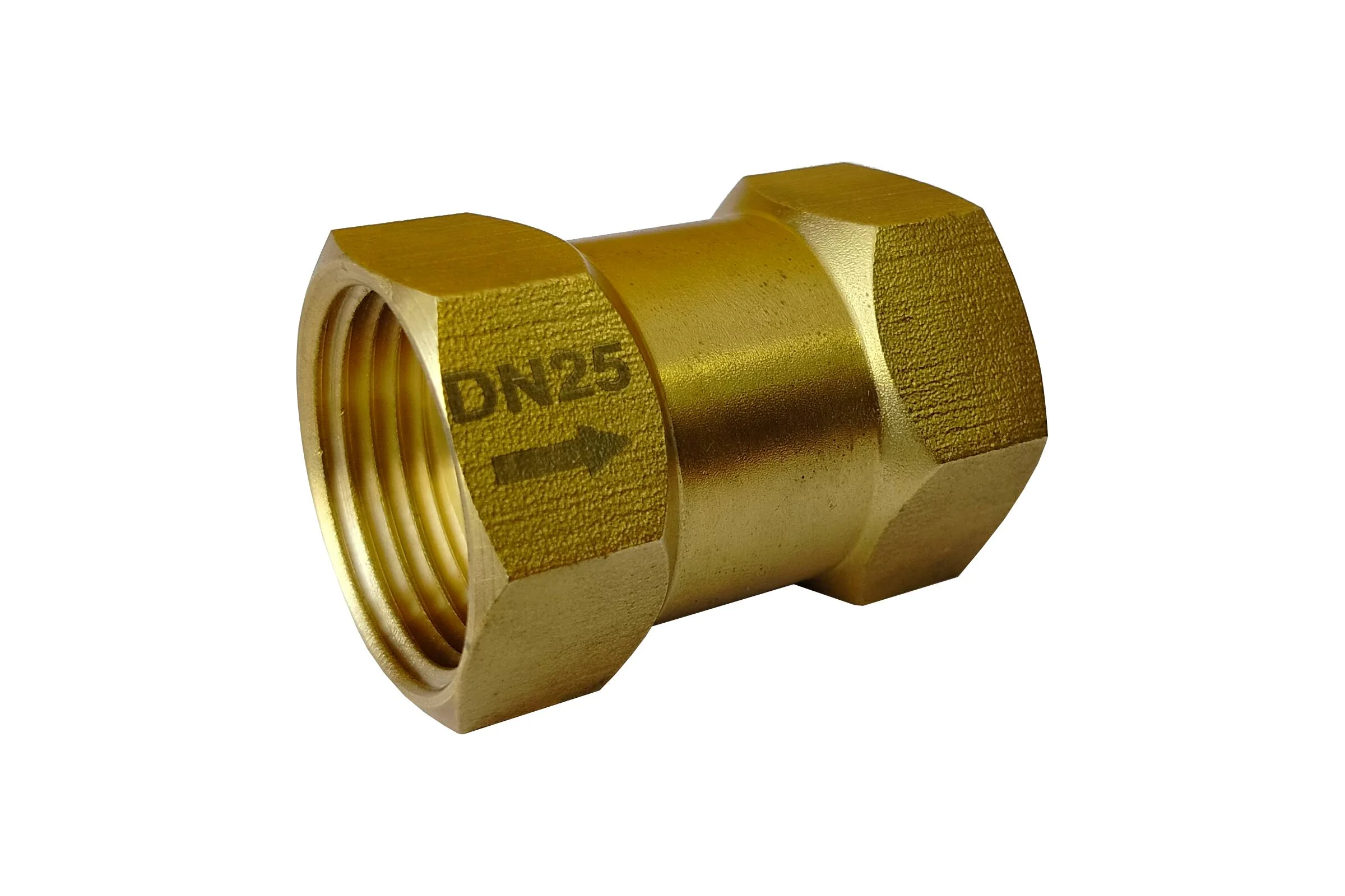 Клапан обратный латунный Апогей DN25-PN10-G1-ММ 210009