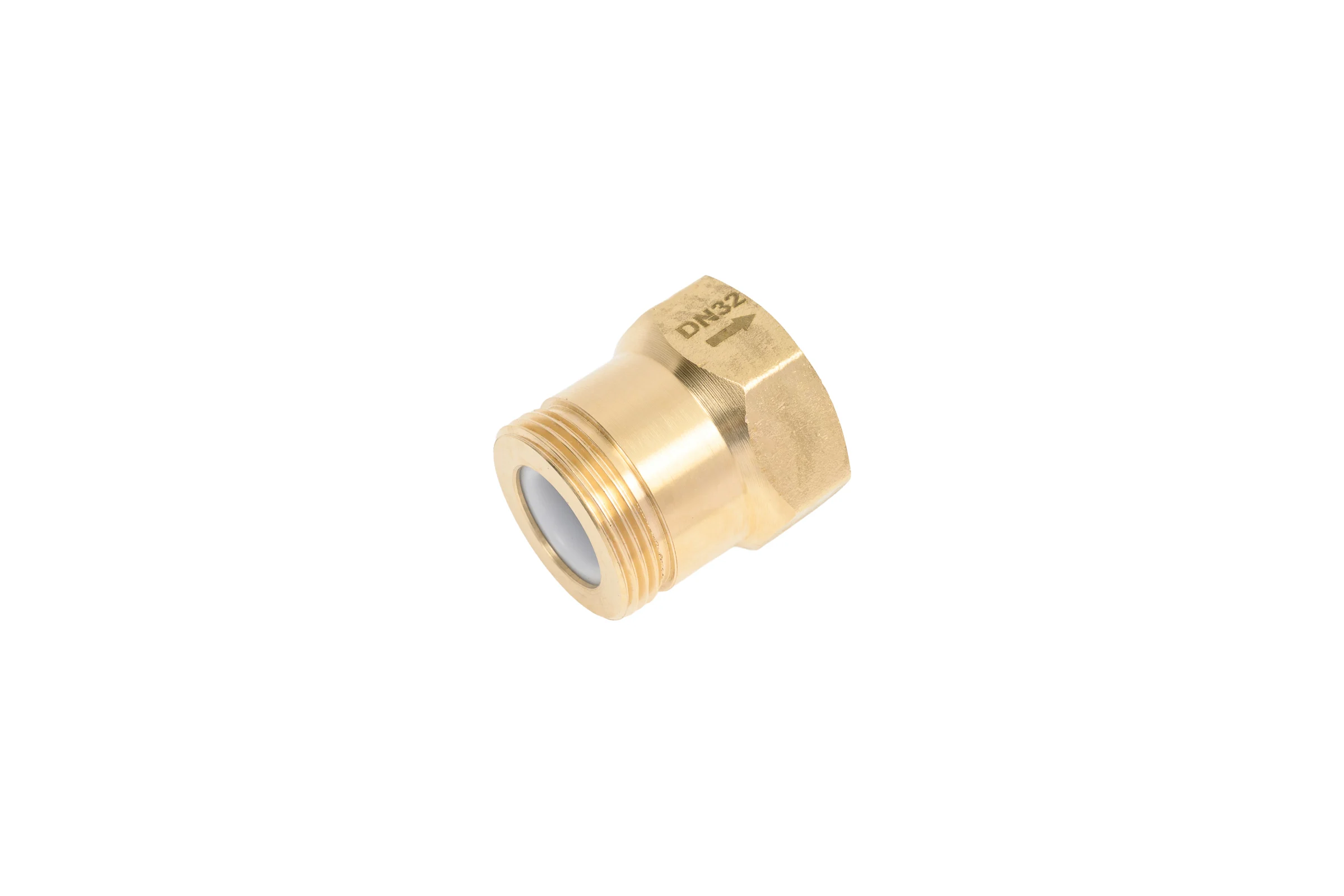 Клапан обратный латунный Апогей DN32-PN10-G1 1/4-МЦ 210004