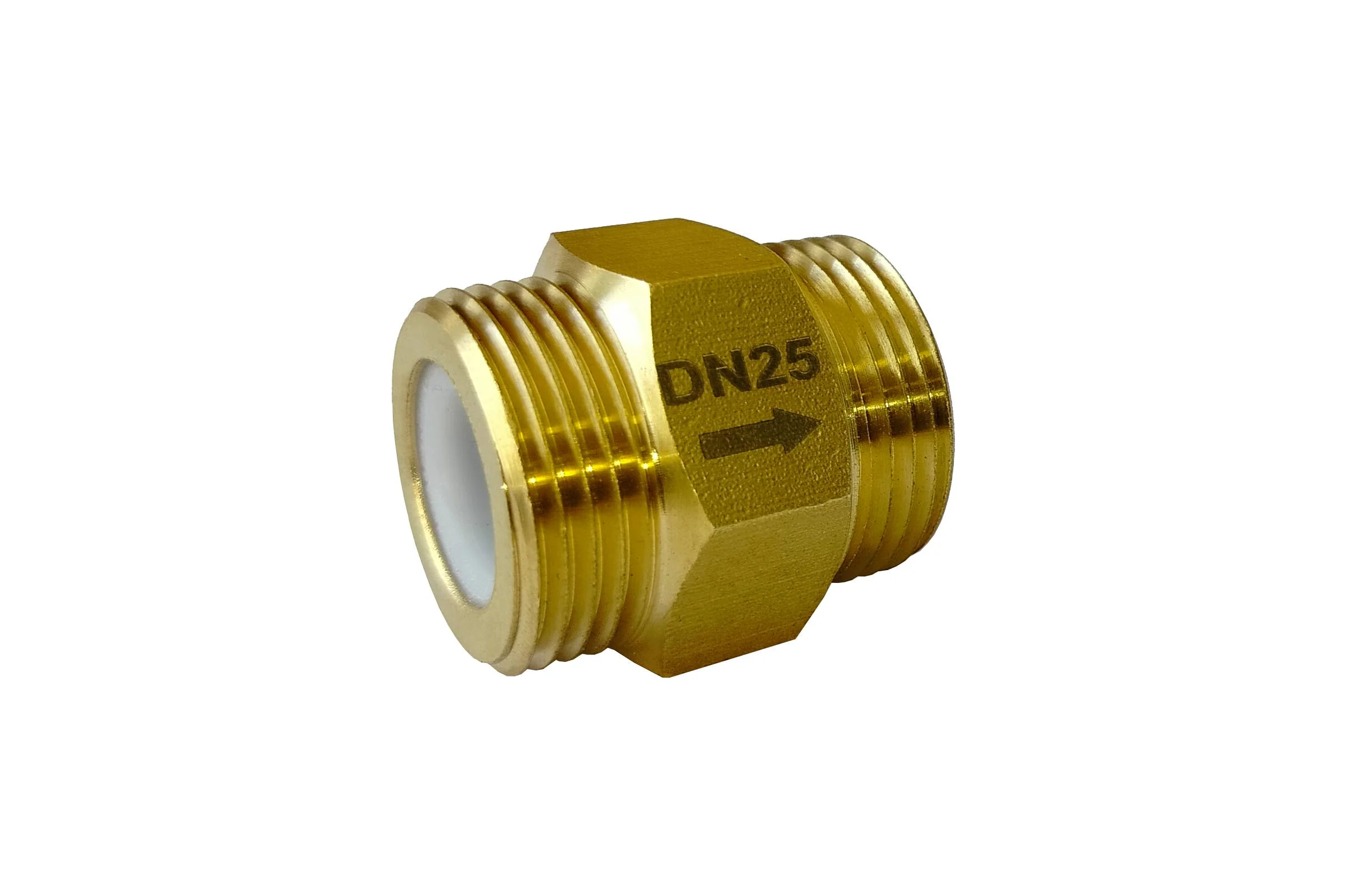 Клапан обратный латунный Апогей DN25-PN10-G1-ЦЦ 210015
