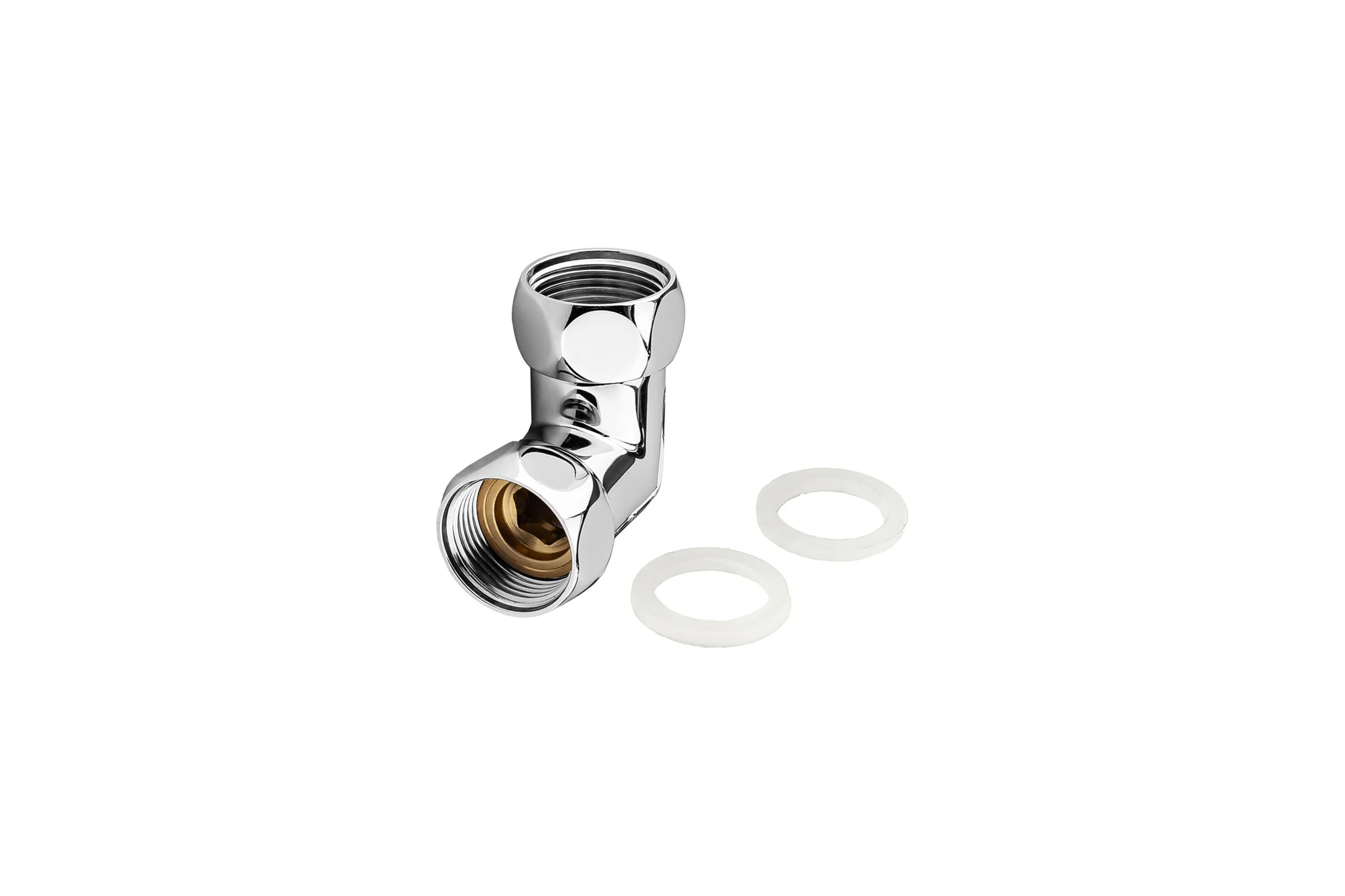Соединение угловое для полотенцесушителя PROFACTOR CHROME в/в 3/4x3/4 PF TF 761