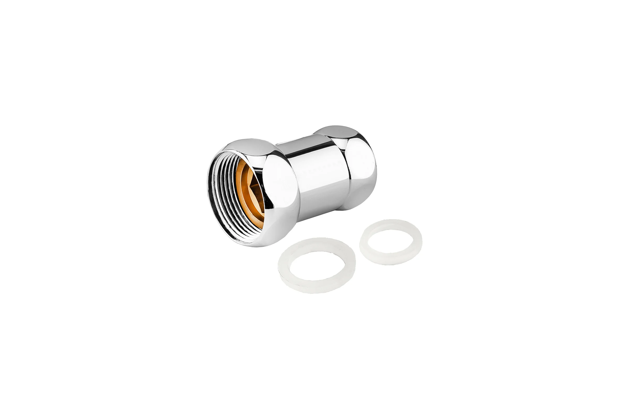 Соединение прямое для полотенцесушителя PROFACTOR CHROME в/в 1 1/4x1 PF TF 757