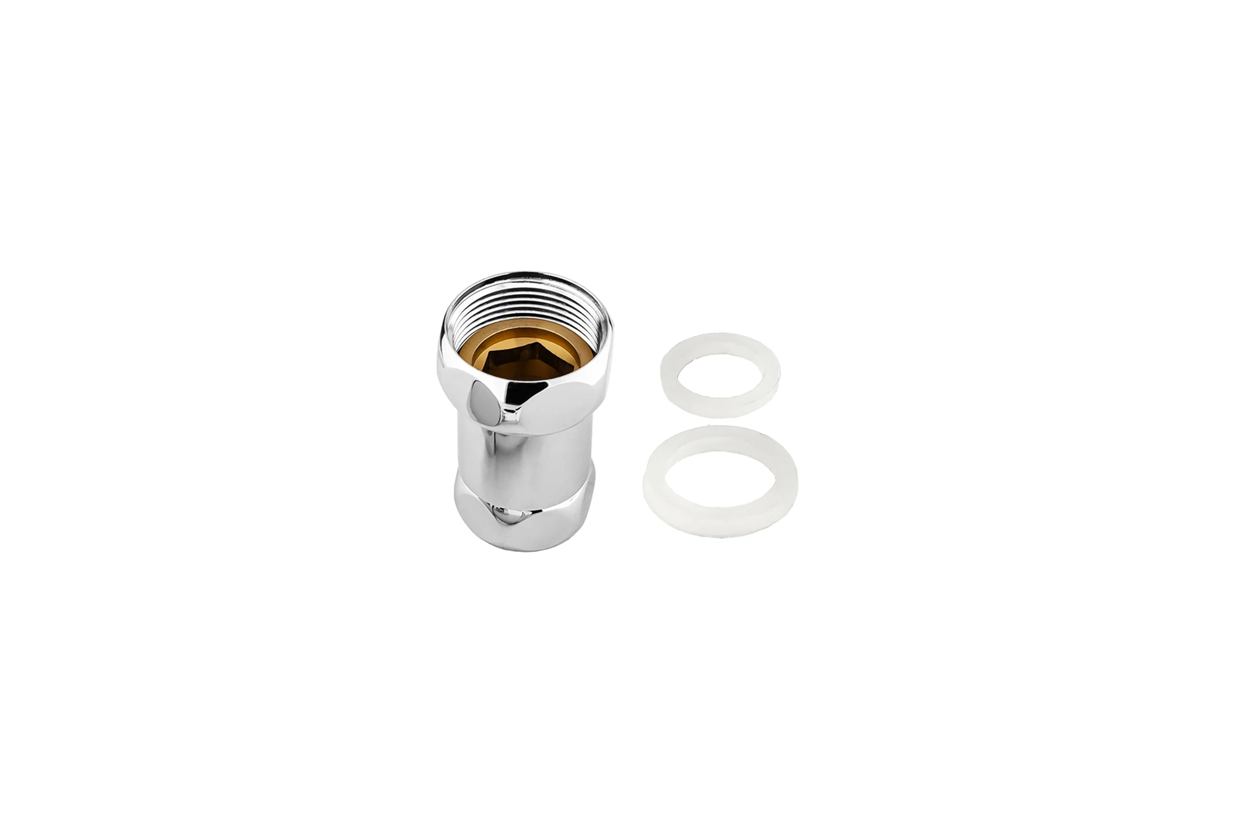 Соединение прямое для полотенцесушителя PROFACTOR CHROME в/в 1 1/4x1 PF TF 757