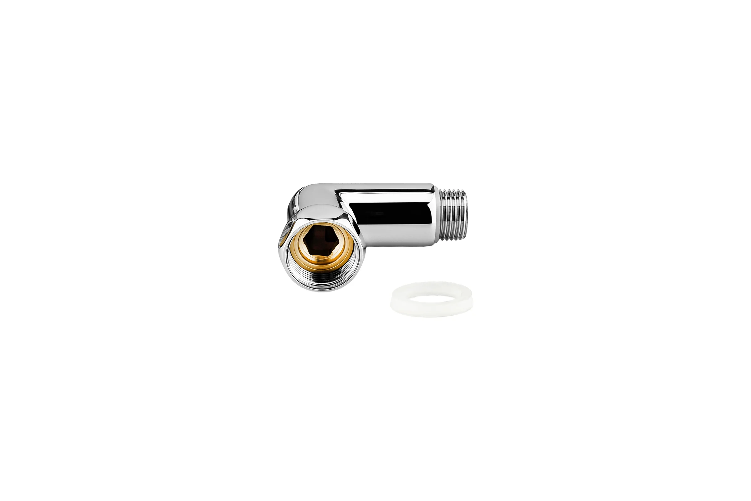 Соединение угловое для полотенцесушителя PROFACTOR CHROME в/н 3/4x1/2 PF TF 772