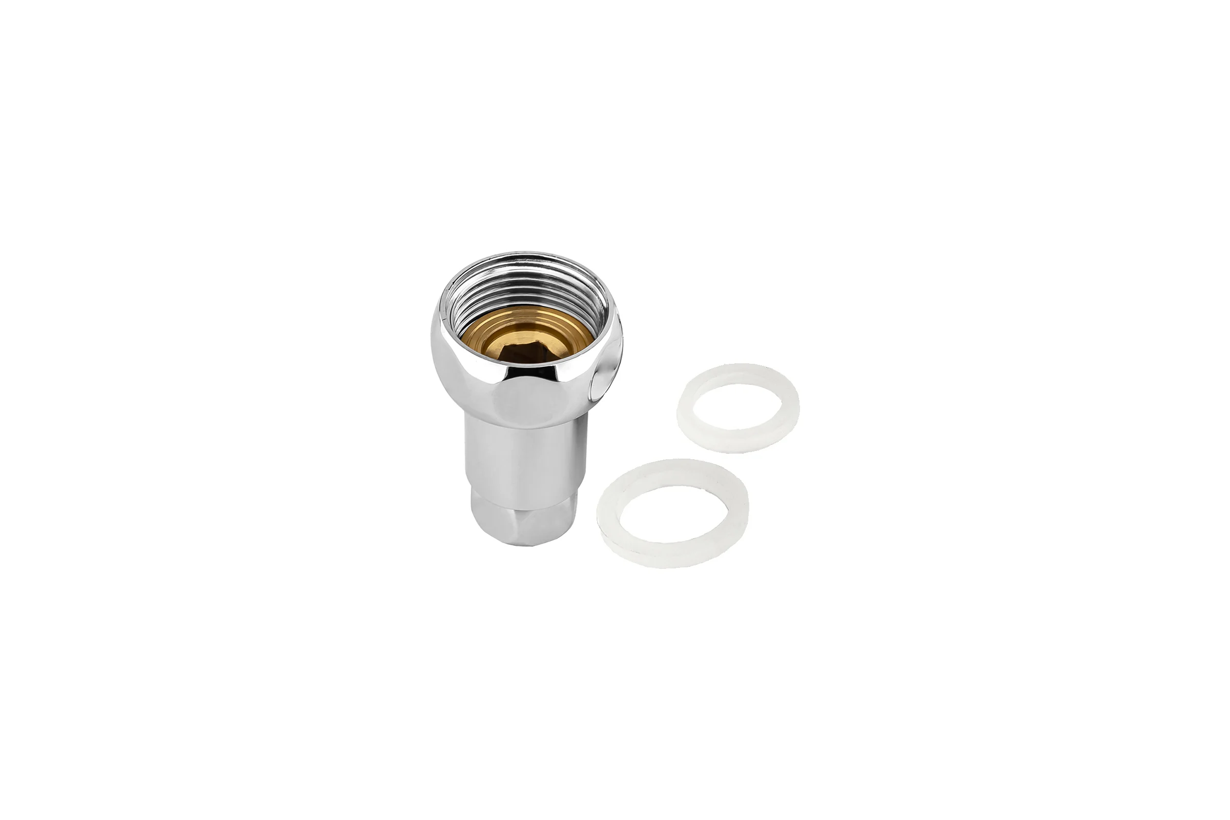Соединение прямое для полотенцесушителя PROFACTOR CHROME в/в 1x1/2 PF TF 753
