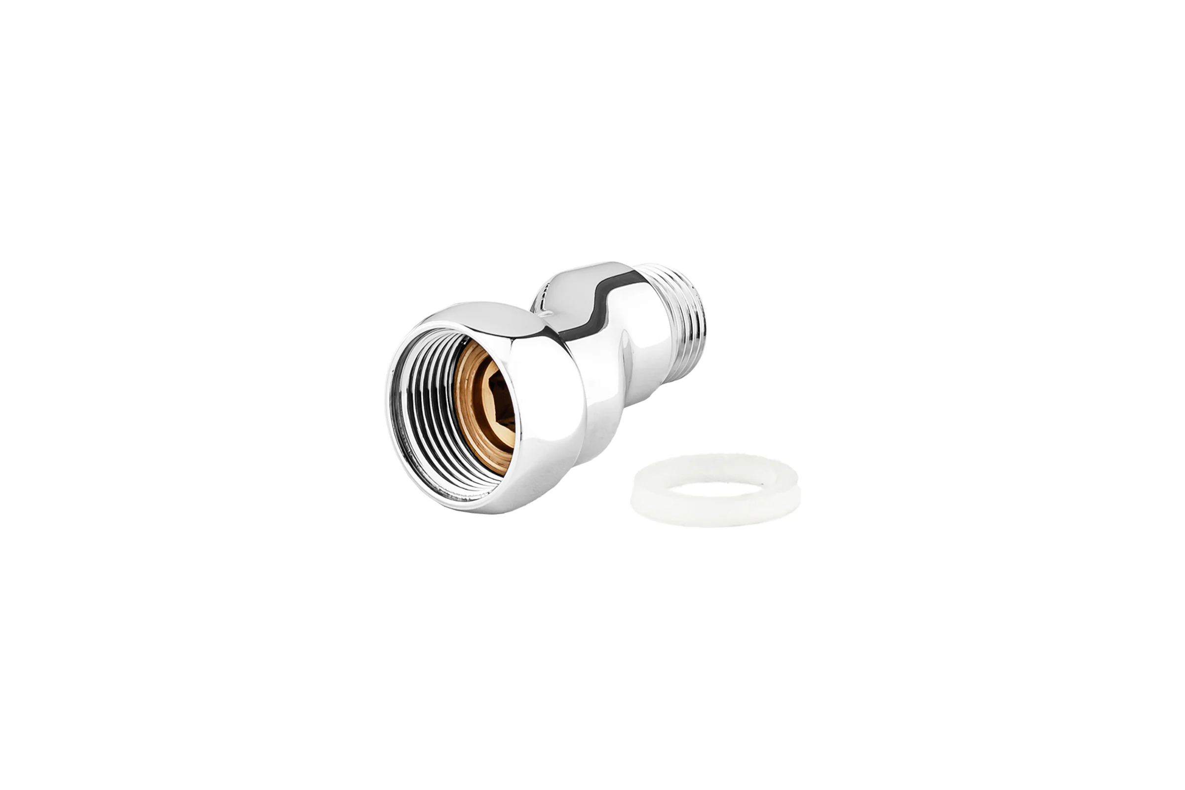 Эксцентрик с накидной гайкой для полотенцесушителя PROFACTOR CHROME в/н 3/4x1/2 PF TF 777