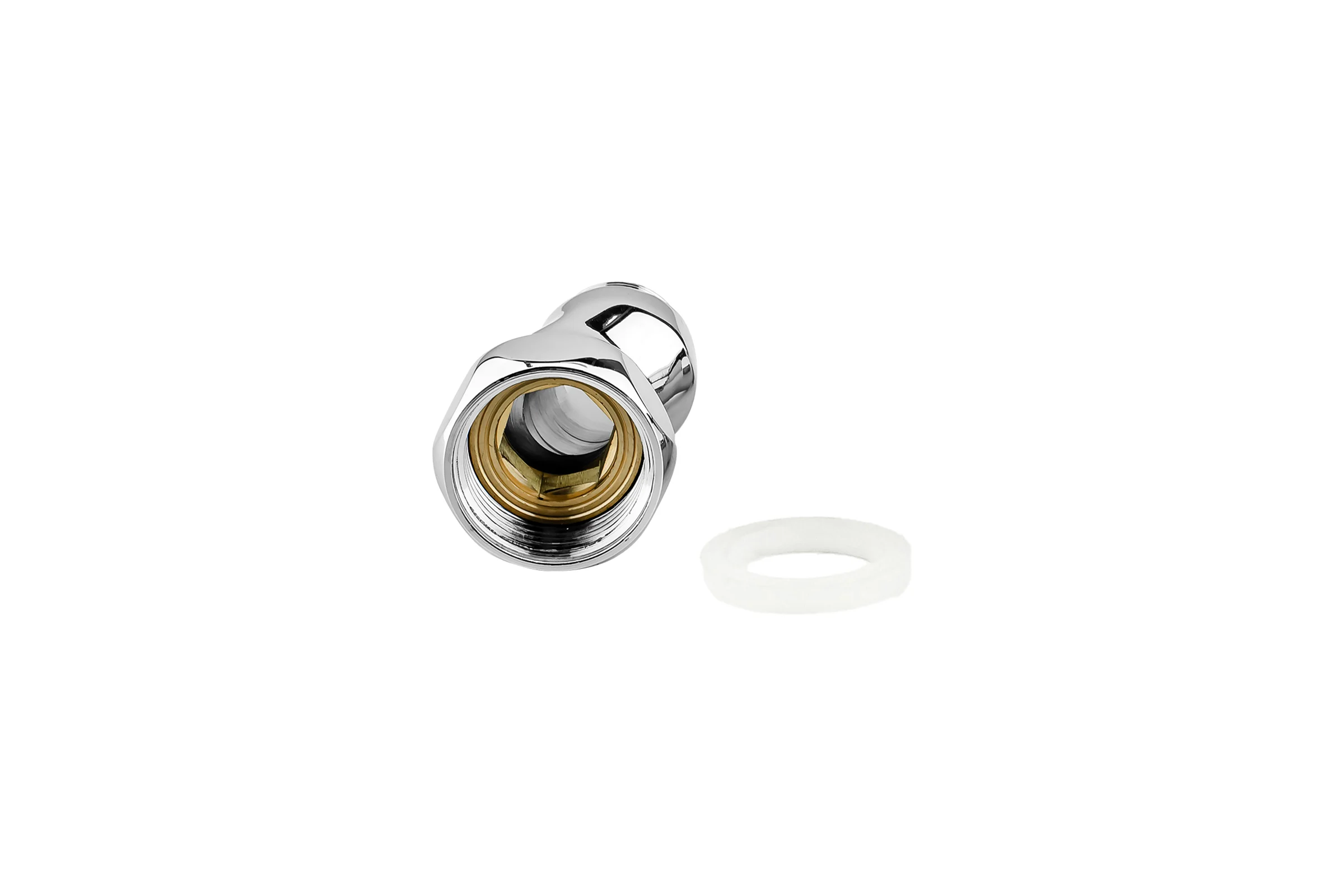 Эксцентрик с накидной гайкой для полотенцесушителя PROFACTOR CHROME в/н 1x3/4 PF TF 779