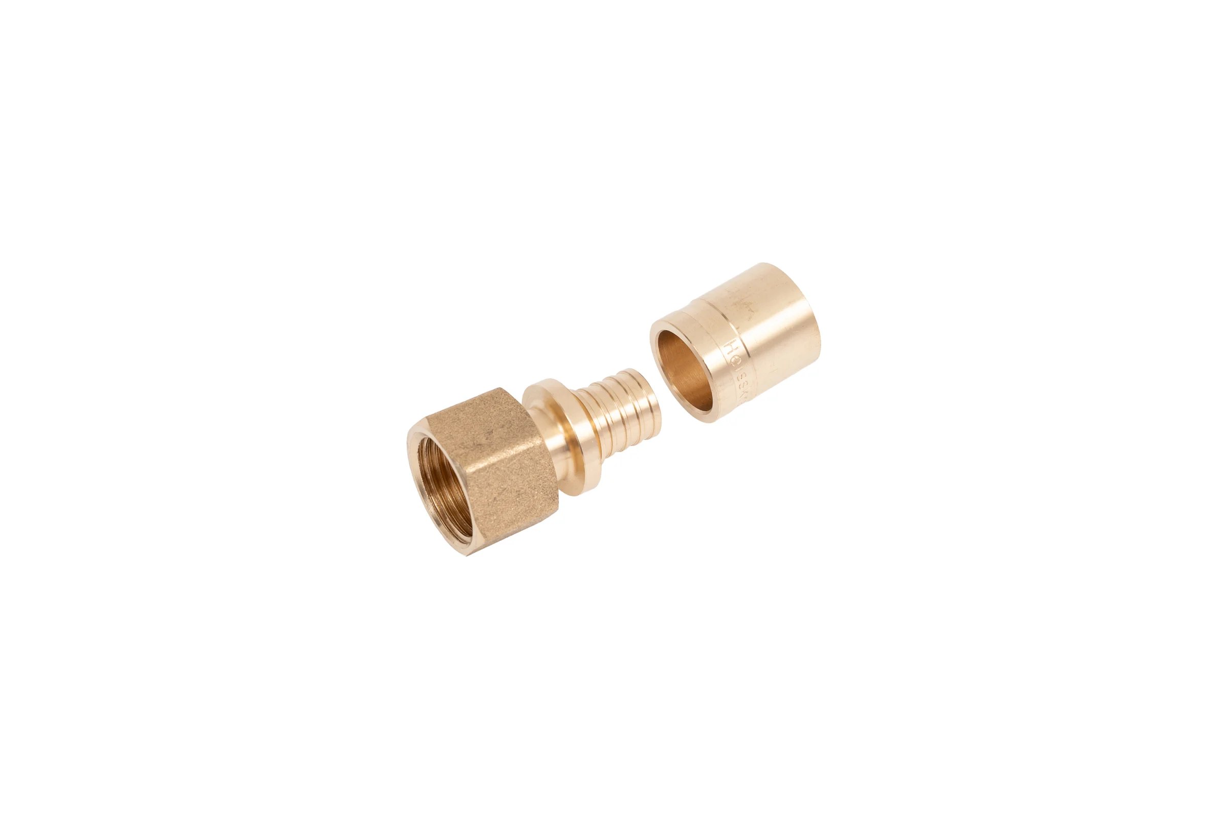 Муфта переходная с надвижной гильзой Heisskraft 16x1/2" ВР 411101615