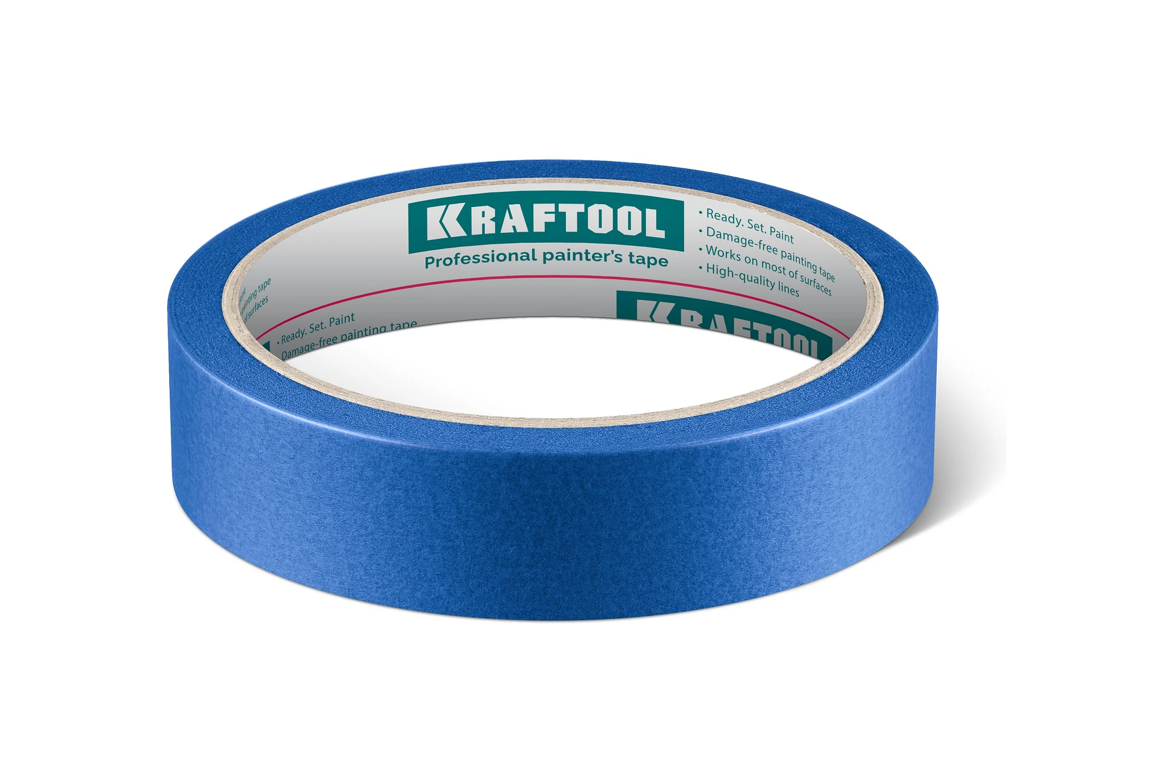 Малярная лента KRAFTOOL #100 Perfect 25 мм х 30 м, для гладких и шероховатых поверхностей 12101-25